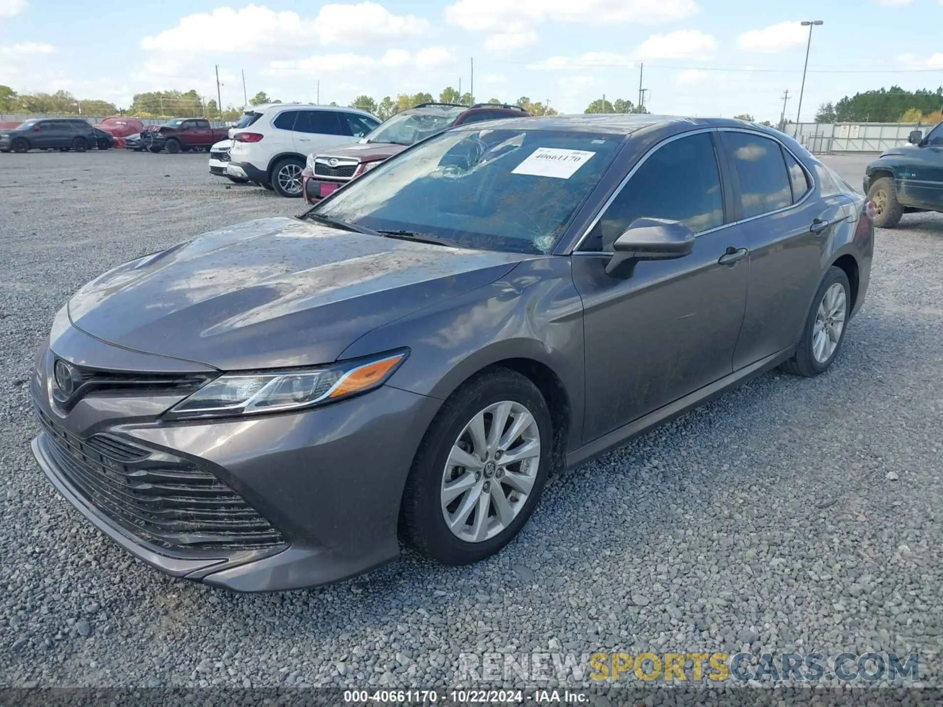 2 Photograph of a damaged car 4T1B11HK8KU846241 TOYOTA CAMRY 2019