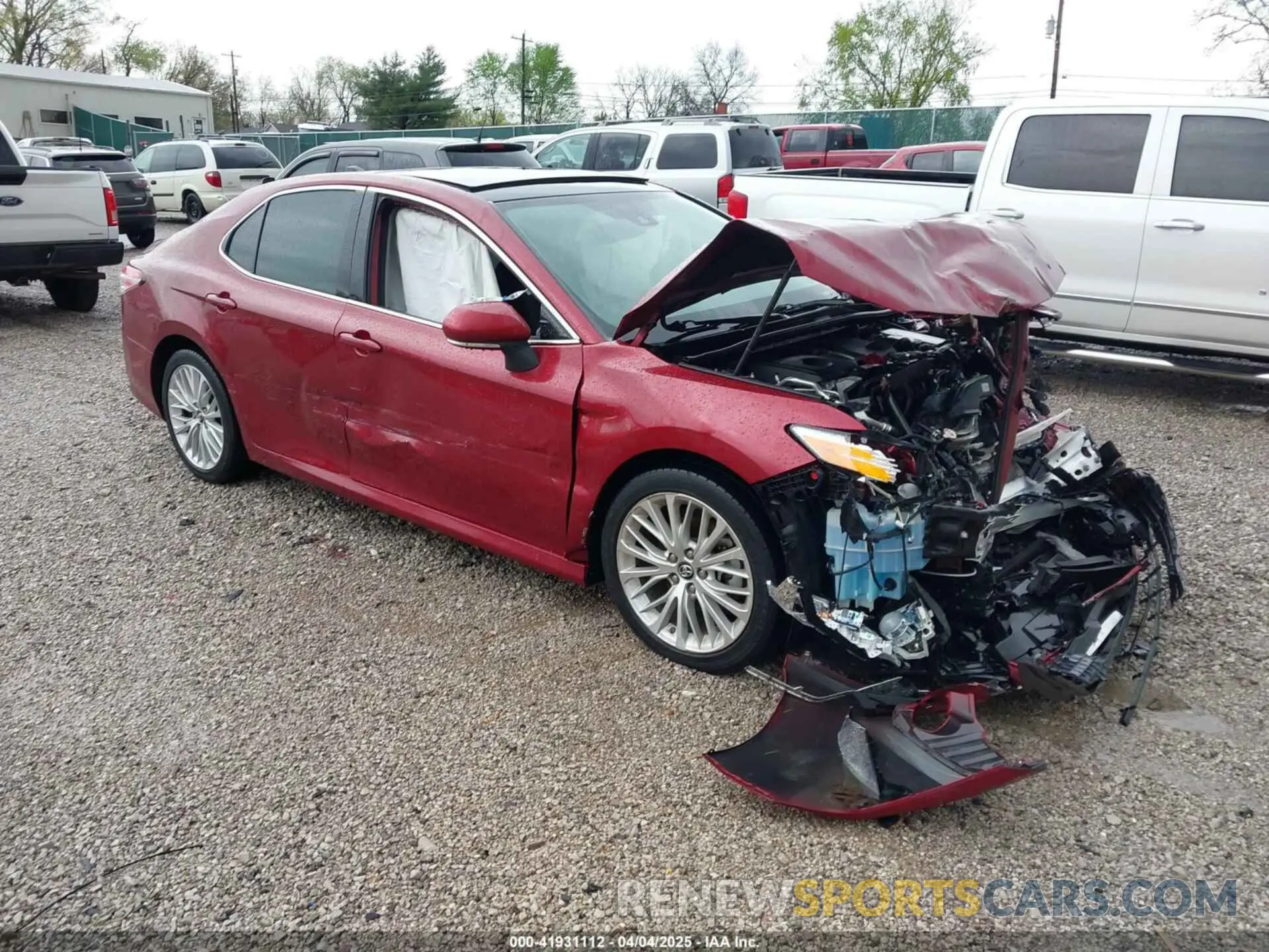 1 Photograph of a damaged car 4T1B11HK8KU848457 TOYOTA CAMRY 2019