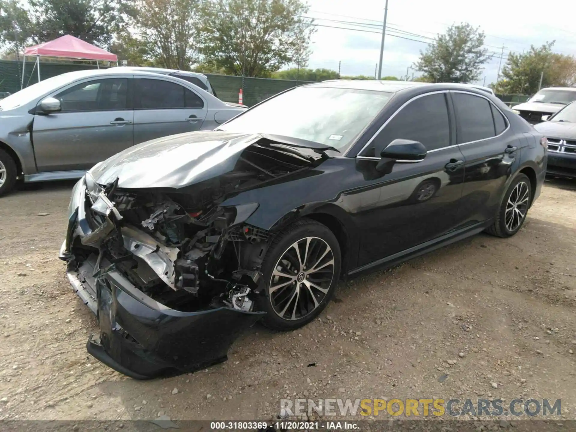 2 Photograph of a damaged car 4T1B11HK8KU855697 TOYOTA CAMRY 2019