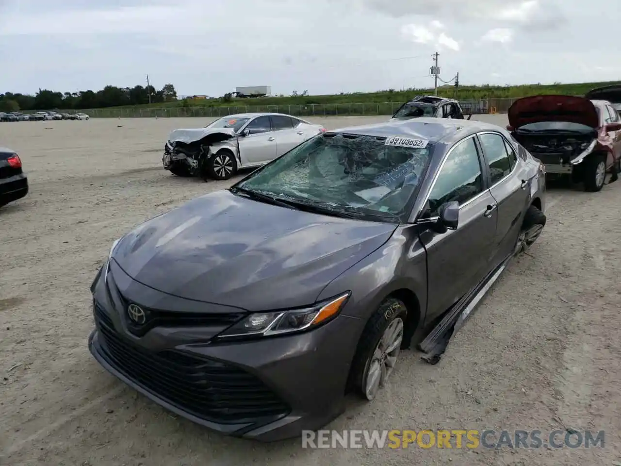 2 Photograph of a damaged car 4T1B11HK8KU855814 TOYOTA CAMRY 2019