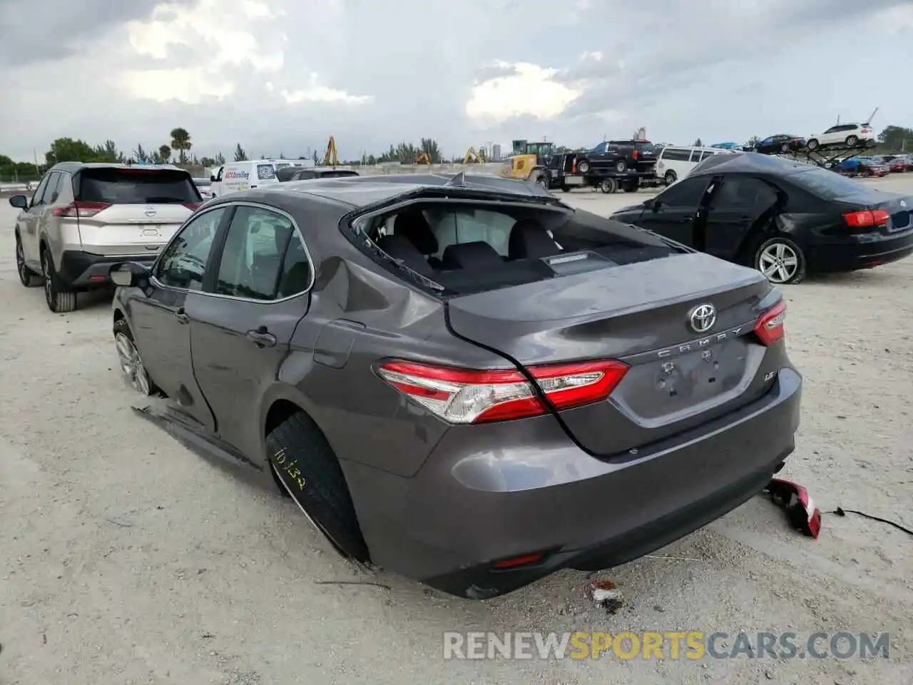 3 Photograph of a damaged car 4T1B11HK8KU855814 TOYOTA CAMRY 2019