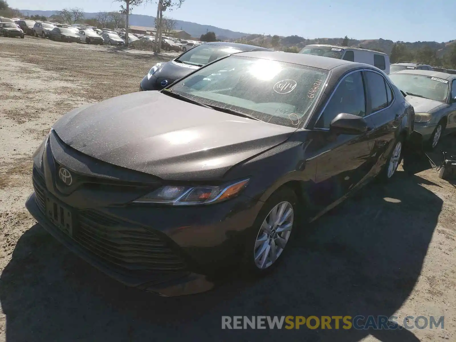 2 Photograph of a damaged car 4T1B11HK9KU171466 TOYOTA CAMRY 2019