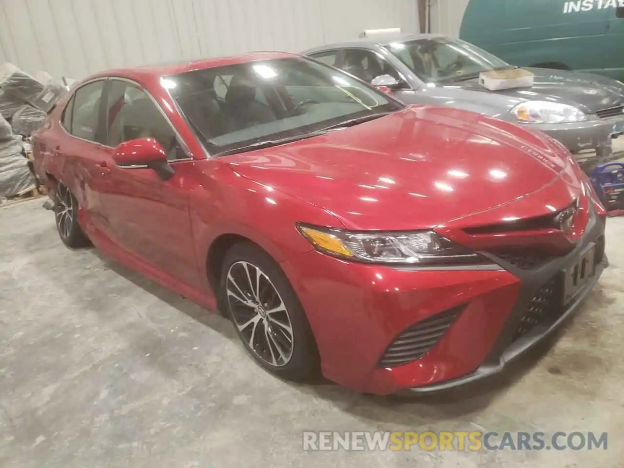 1 Photograph of a damaged car 4T1B11HK9KU172732 TOYOTA CAMRY 2019