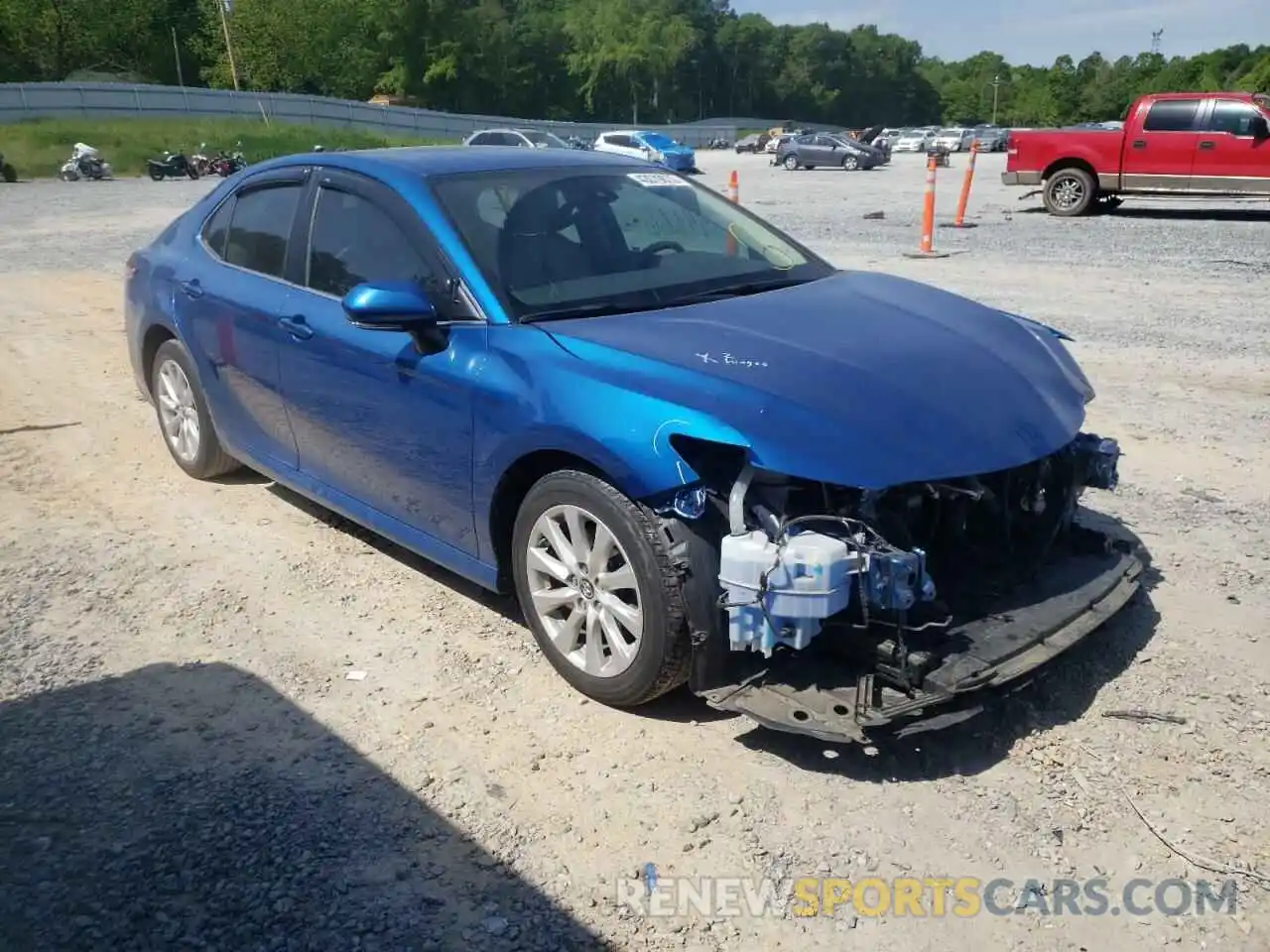 1 Photograph of a damaged car 4T1B11HK9KU182189 TOYOTA CAMRY 2019