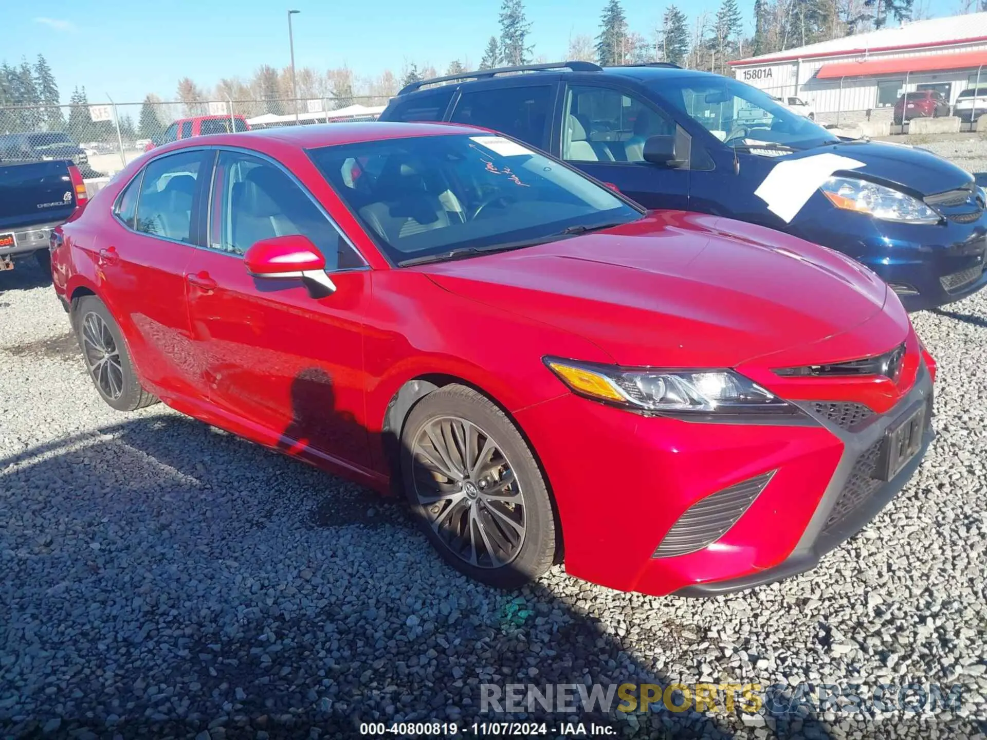 1 Photograph of a damaged car 4T1B11HK9KU182726 TOYOTA CAMRY 2019