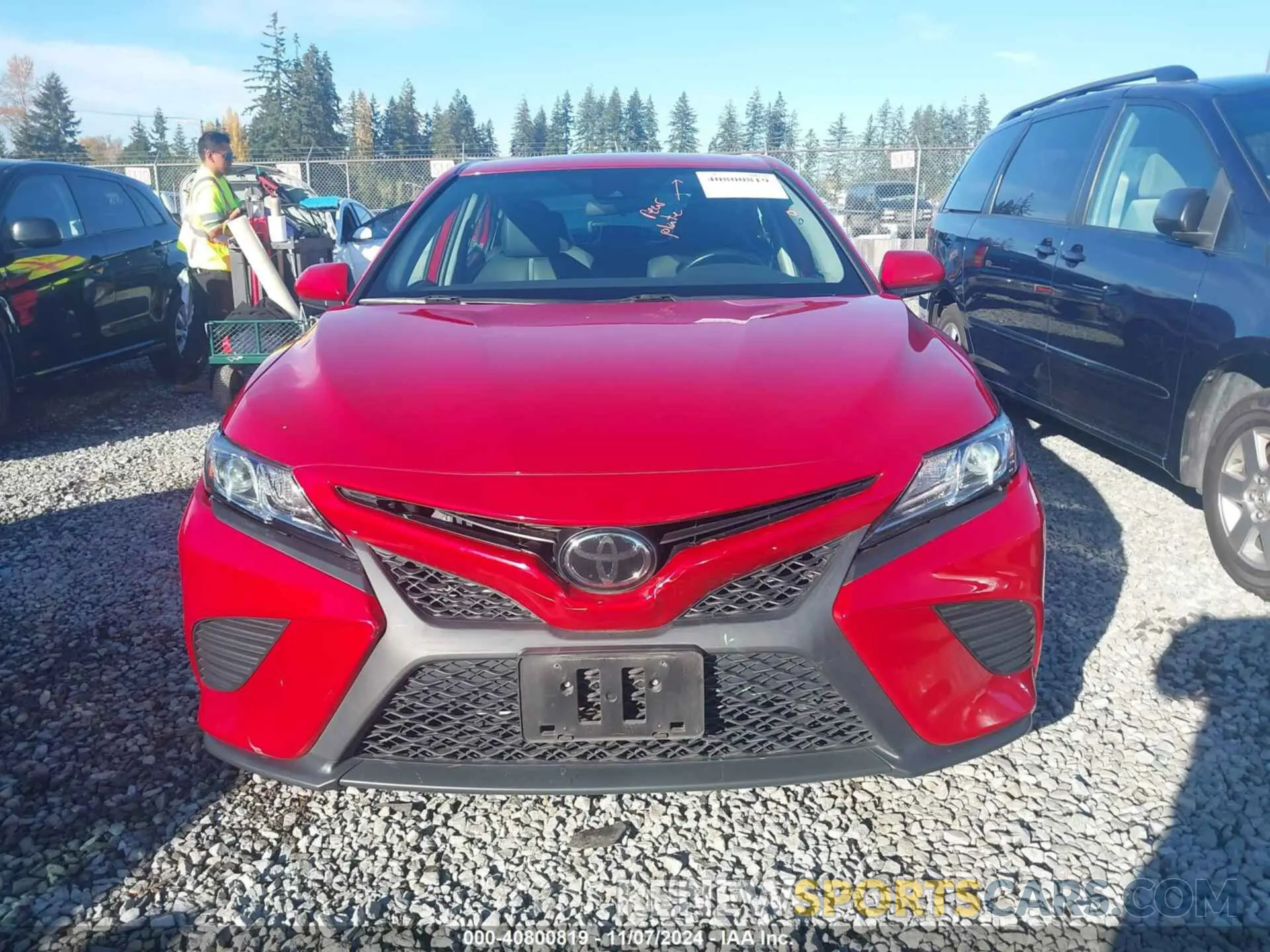 12 Photograph of a damaged car 4T1B11HK9KU182726 TOYOTA CAMRY 2019