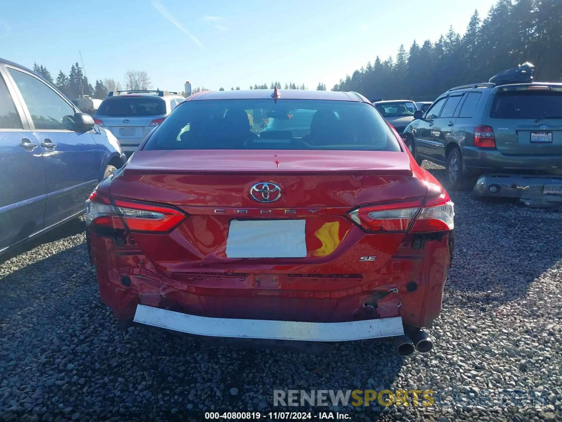6 Photograph of a damaged car 4T1B11HK9KU182726 TOYOTA CAMRY 2019