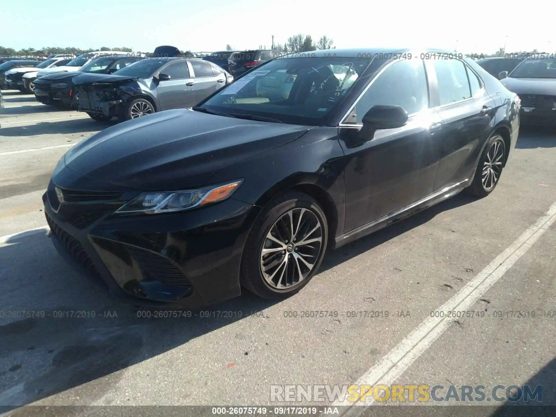 2 Photograph of a damaged car 4T1B11HK9KU191135 TOYOTA CAMRY 2019