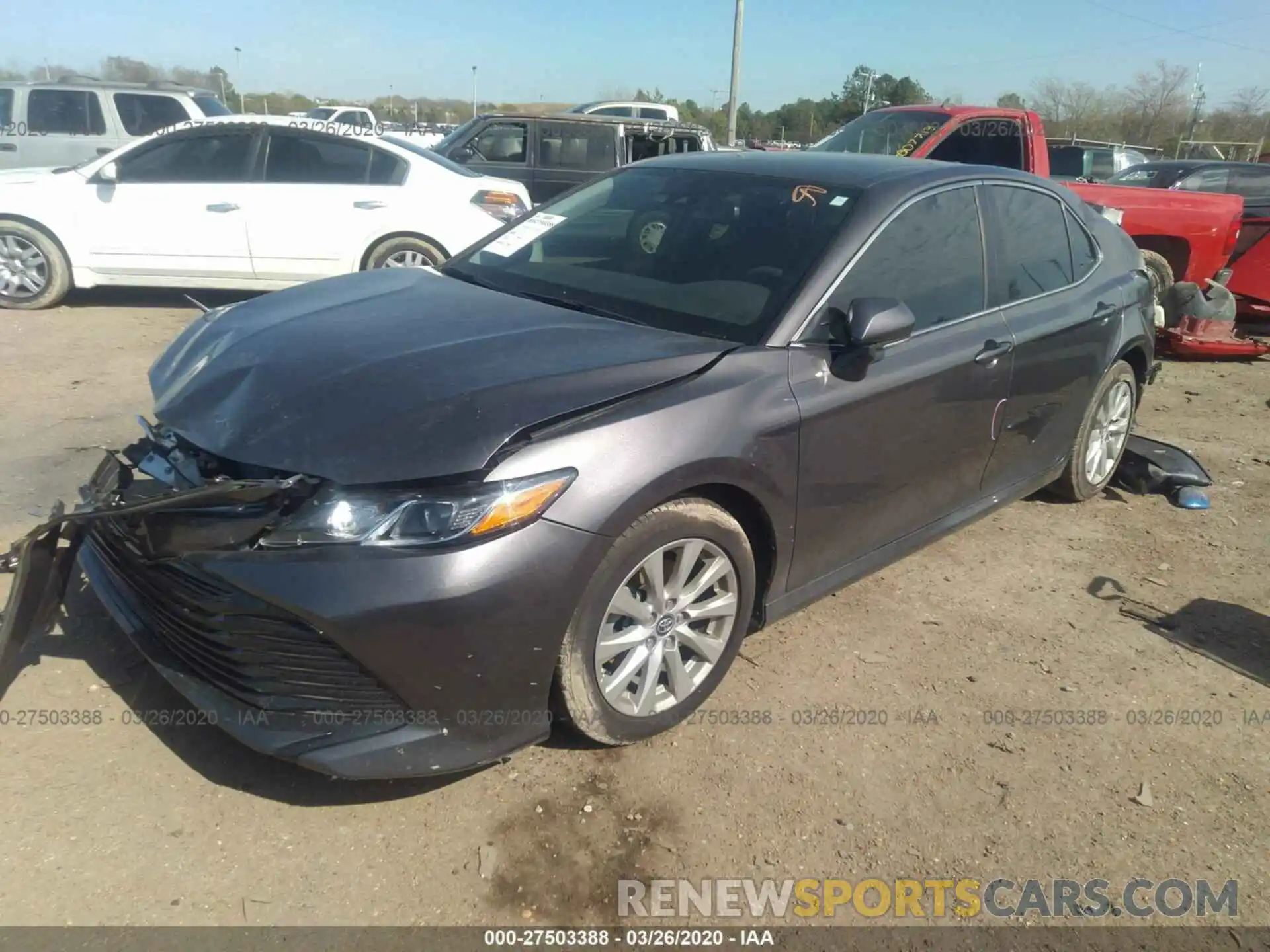 2 Photograph of a damaged car 4T1B11HK9KU192639 TOYOTA CAMRY 2019