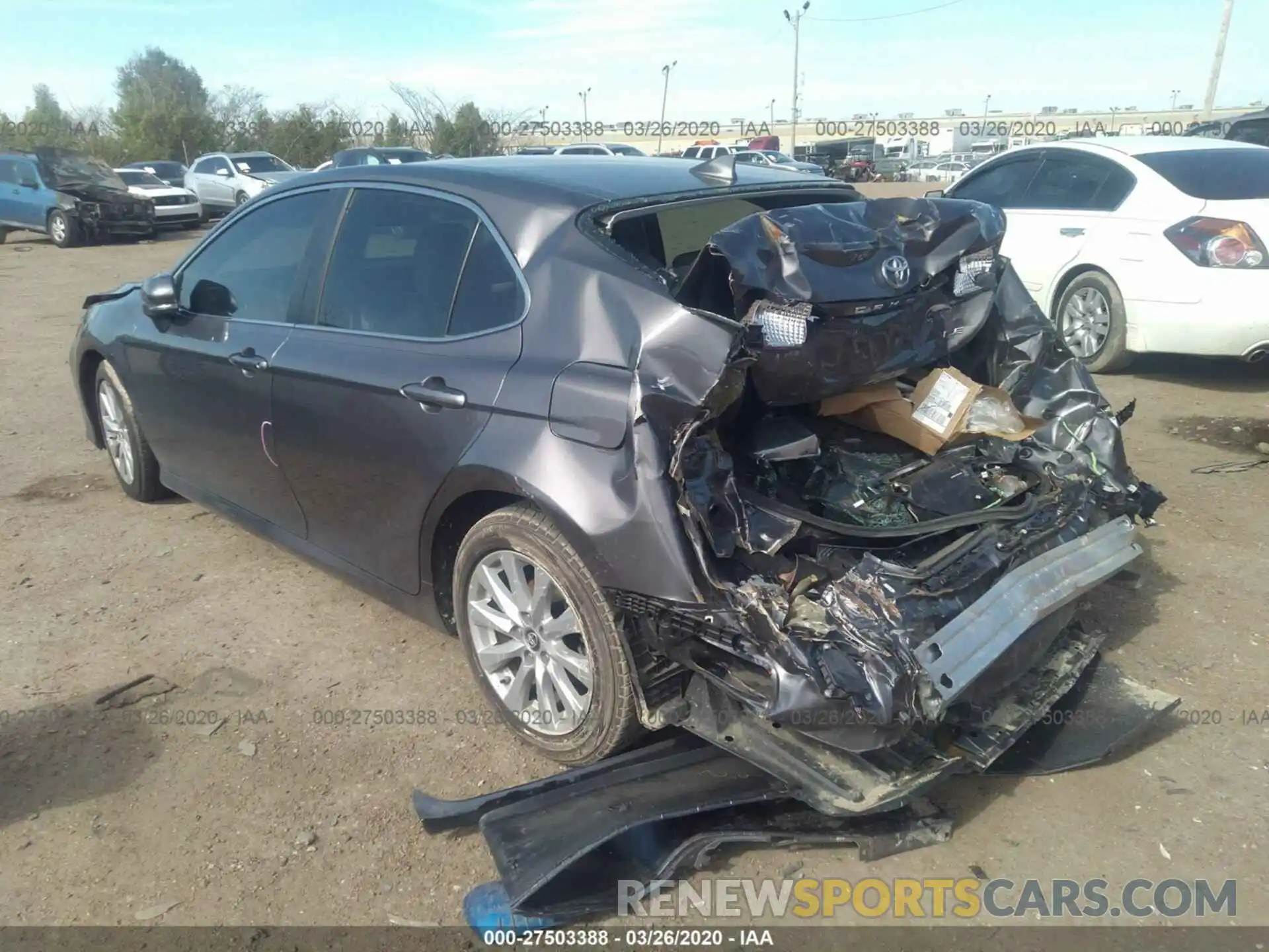 3 Photograph of a damaged car 4T1B11HK9KU192639 TOYOTA CAMRY 2019