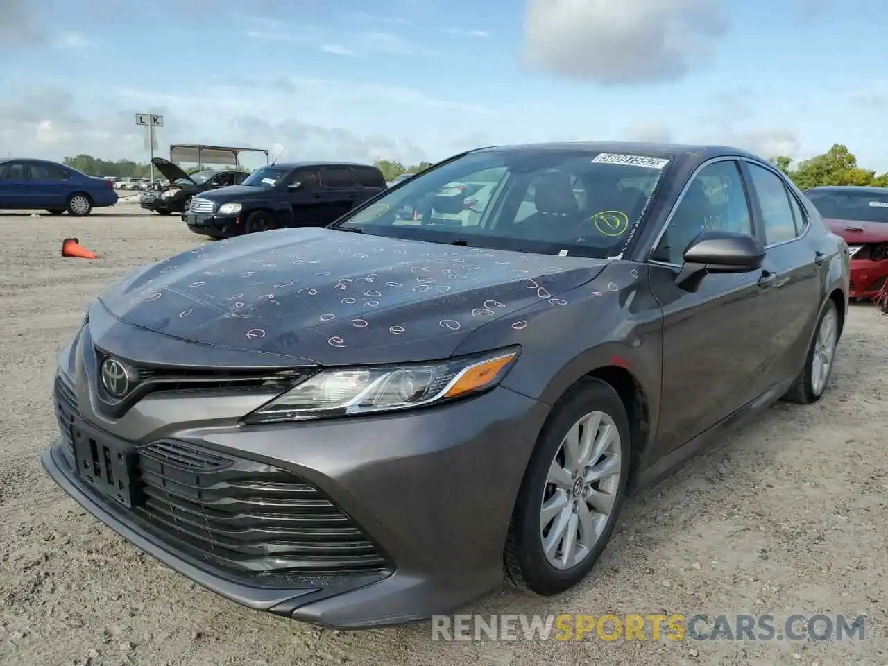 2 Photograph of a damaged car 4T1B11HK9KU195685 TOYOTA CAMRY 2019