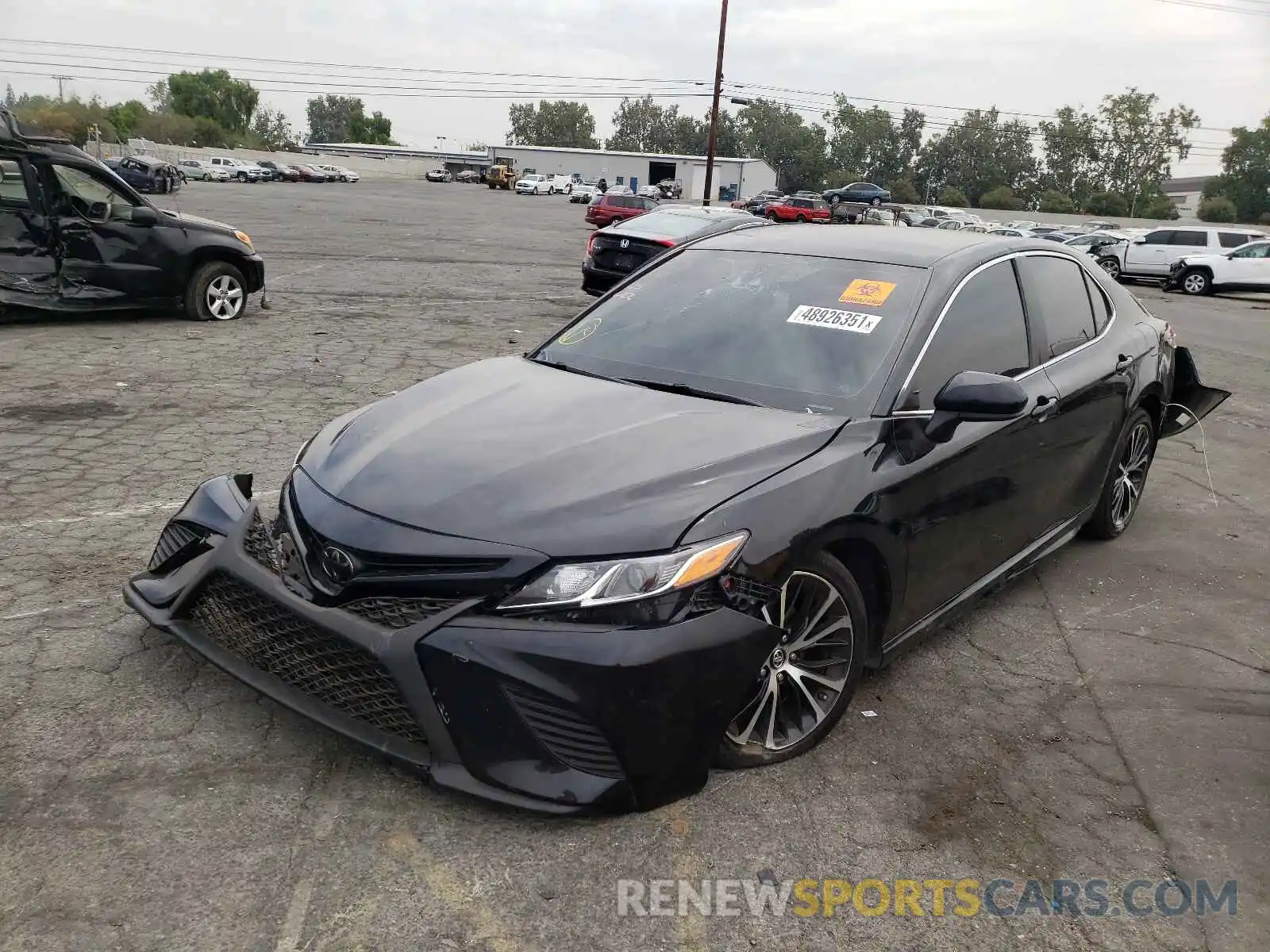 2 Photograph of a damaged car 4T1B11HK9KU196237 TOYOTA CAMRY 2019