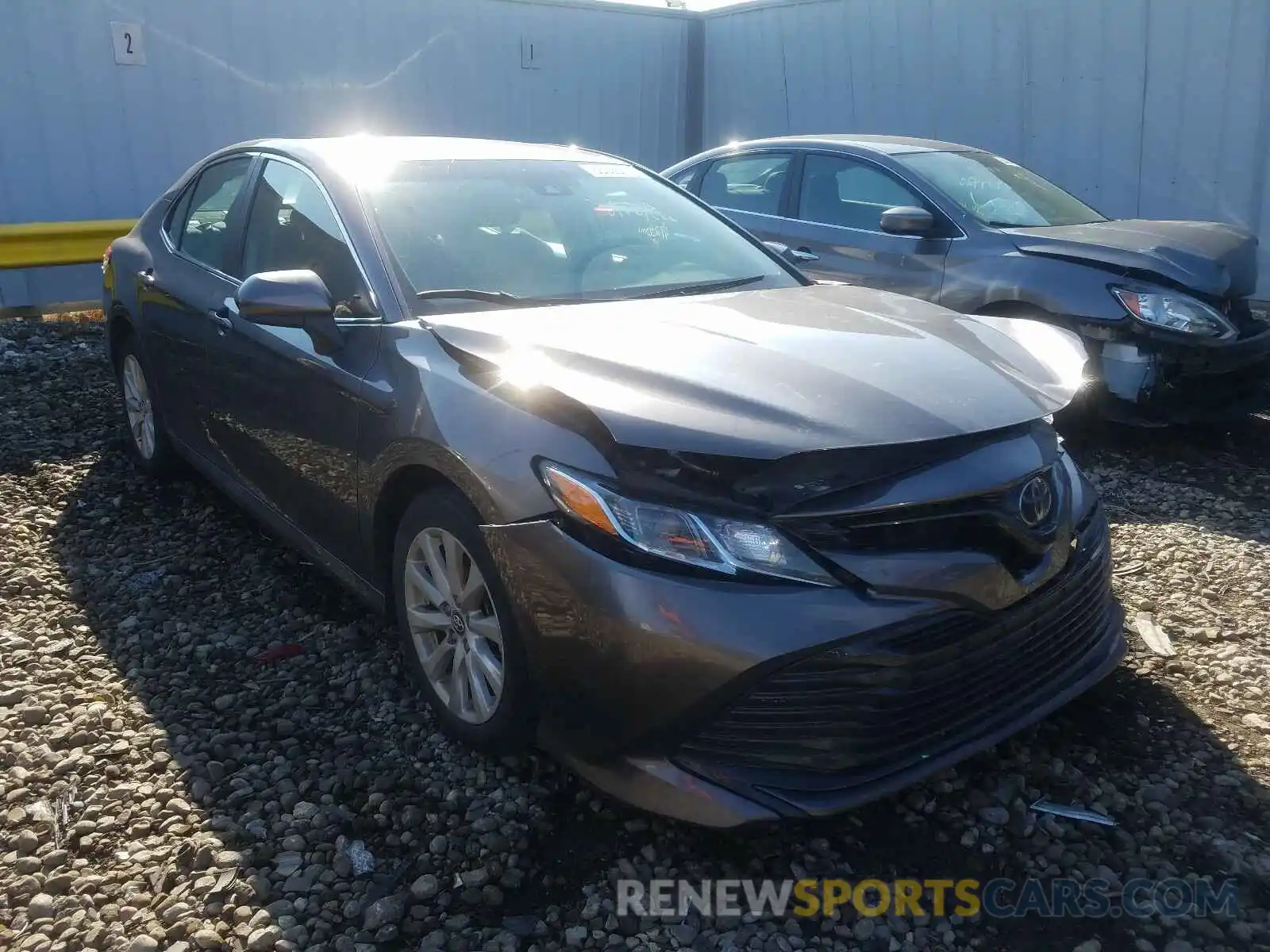 1 Photograph of a damaged car 4T1B11HK9KU196349 TOYOTA CAMRY 2019