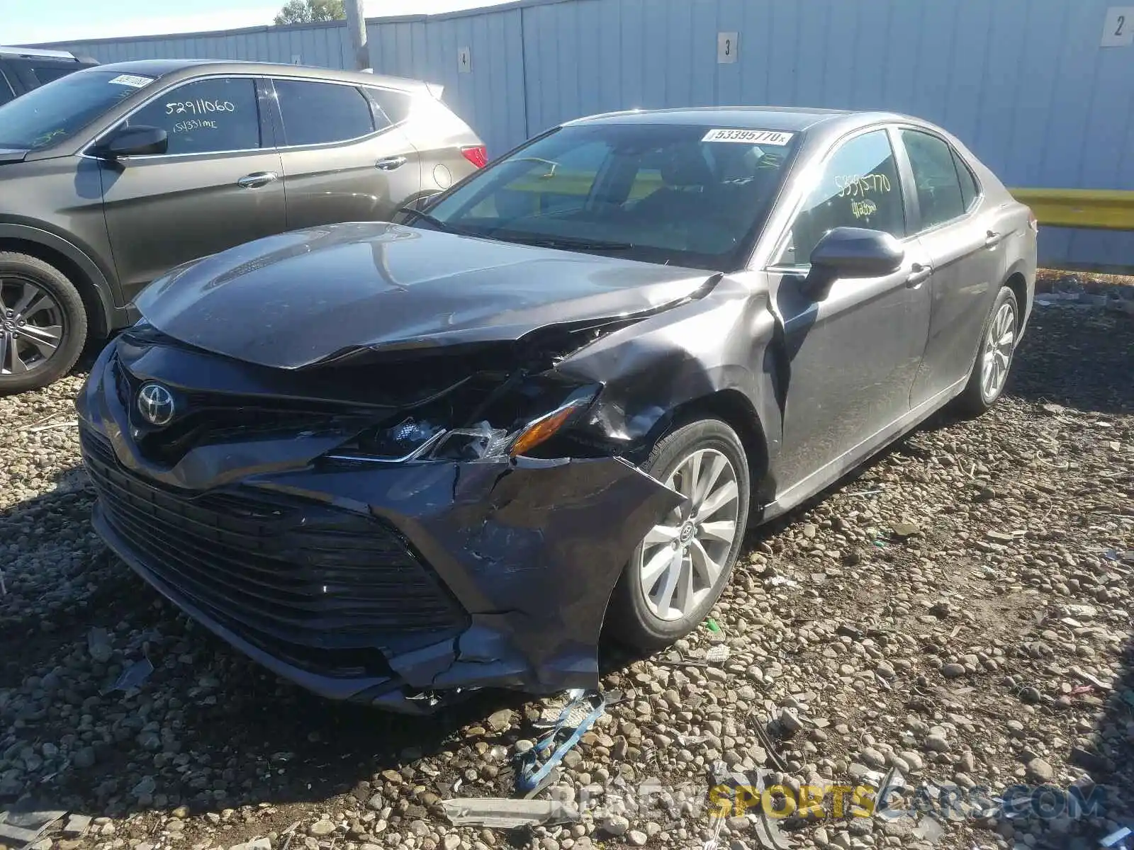 2 Photograph of a damaged car 4T1B11HK9KU196349 TOYOTA CAMRY 2019