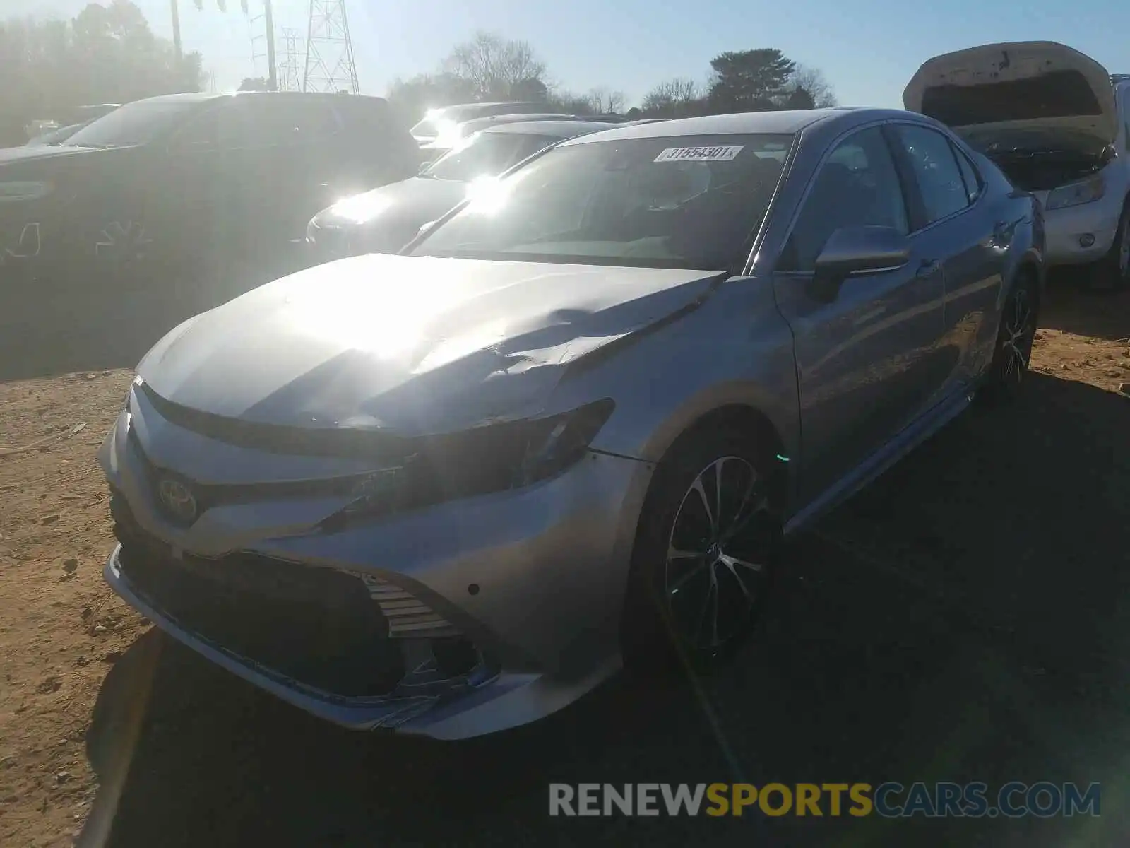 2 Photograph of a damaged car 4T1B11HK9KU197033 TOYOTA CAMRY 2019