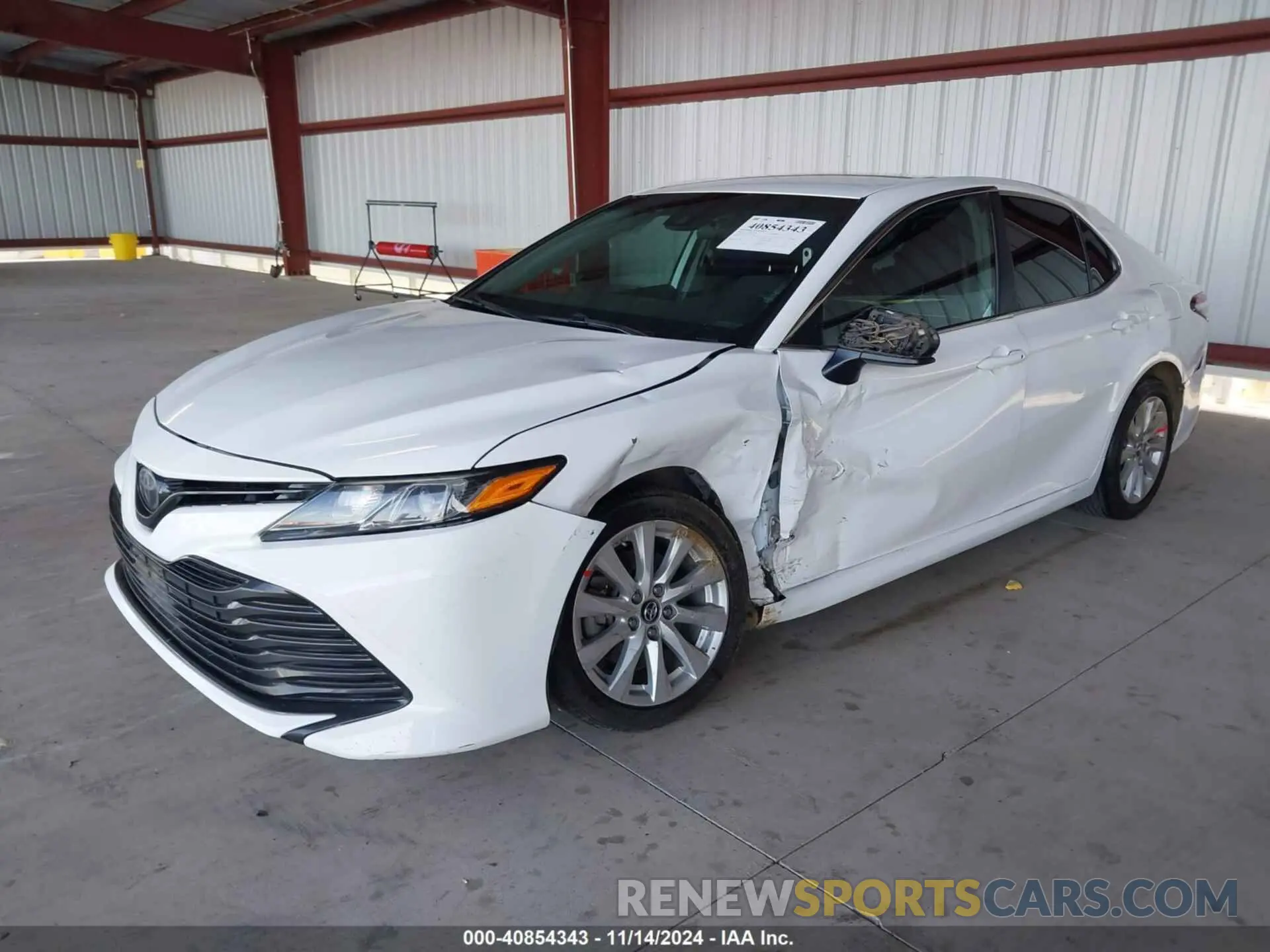 2 Photograph of a damaged car 4T1B11HK9KU197548 TOYOTA CAMRY 2019