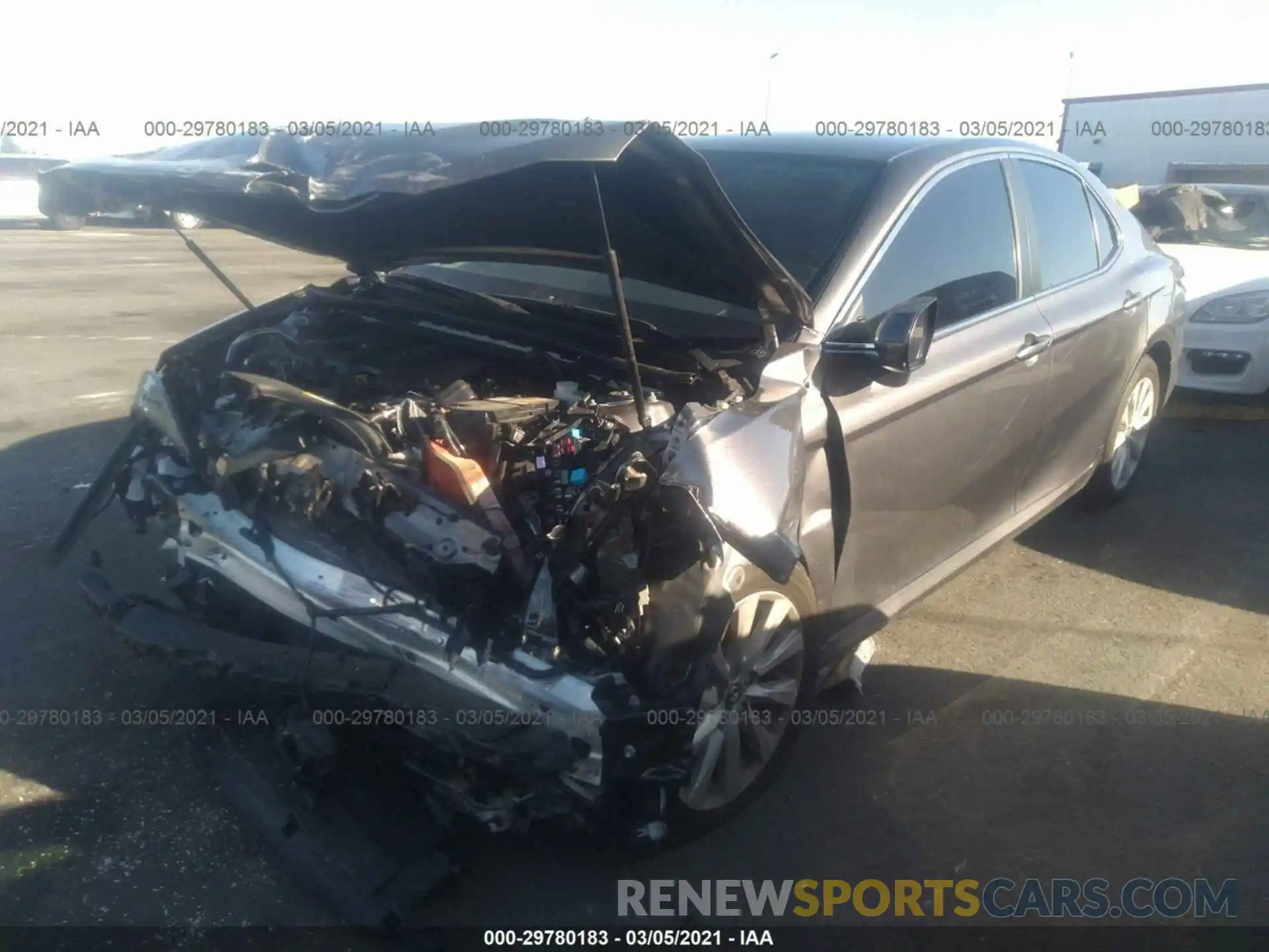 2 Photograph of a damaged car 4T1B11HK9KU198358 TOYOTA CAMRY 2019