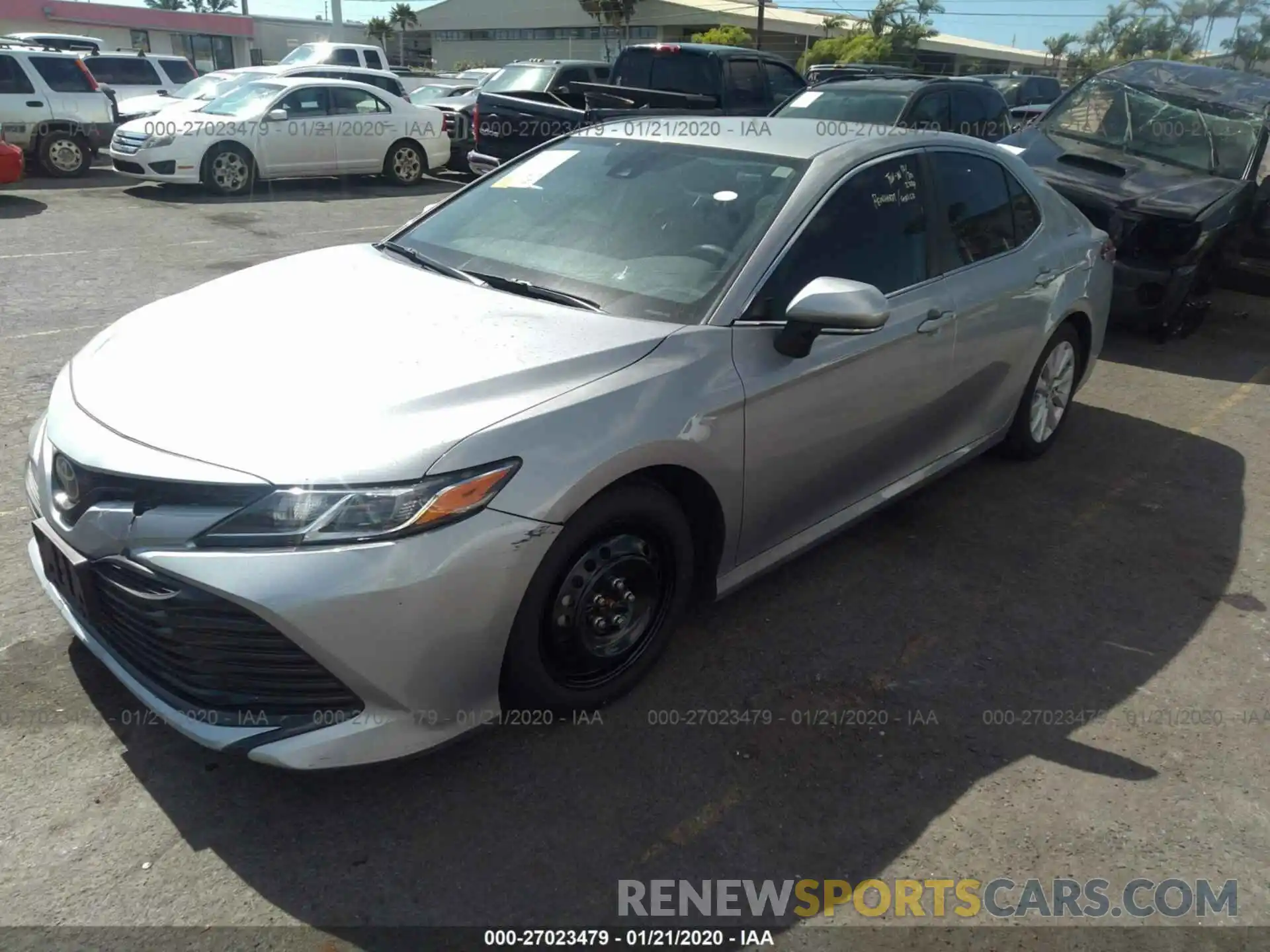 2 Photograph of a damaged car 4T1B11HK9KU201775 TOYOTA CAMRY 2019