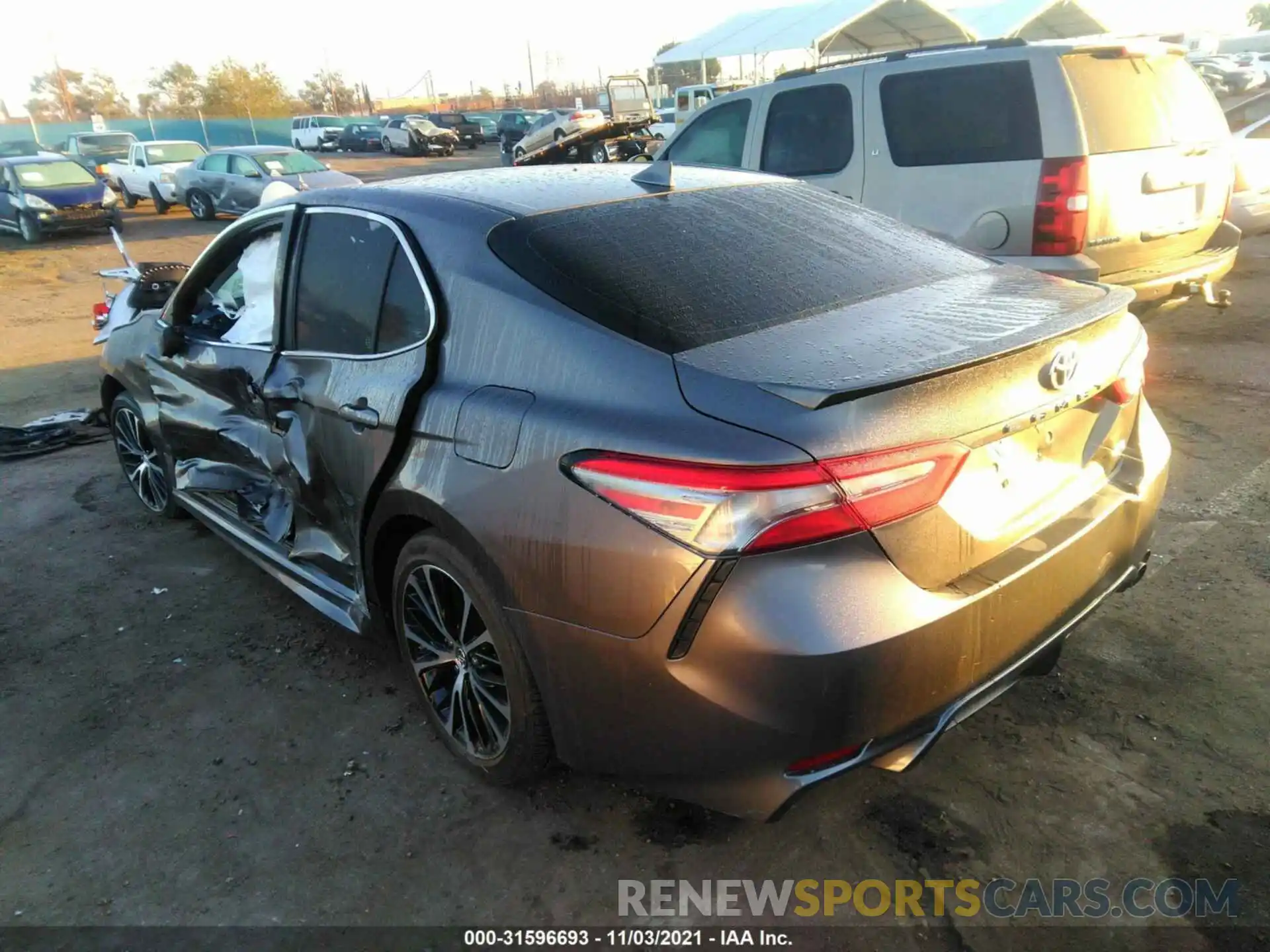 3 Photograph of a damaged car 4T1B11HK9KU201825 TOYOTA CAMRY 2019