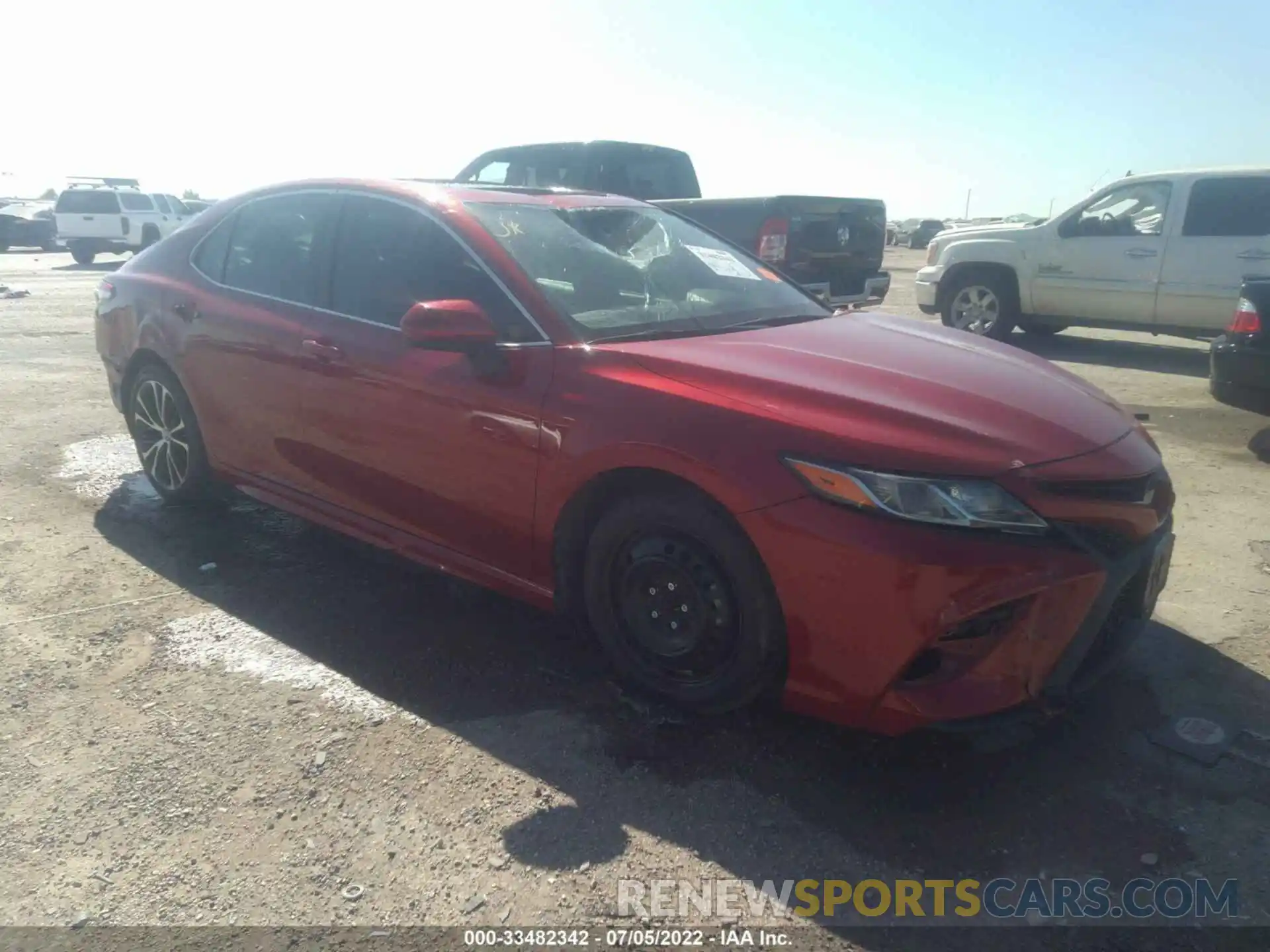 1 Photograph of a damaged car 4T1B11HK9KU207513 TOYOTA CAMRY 2019