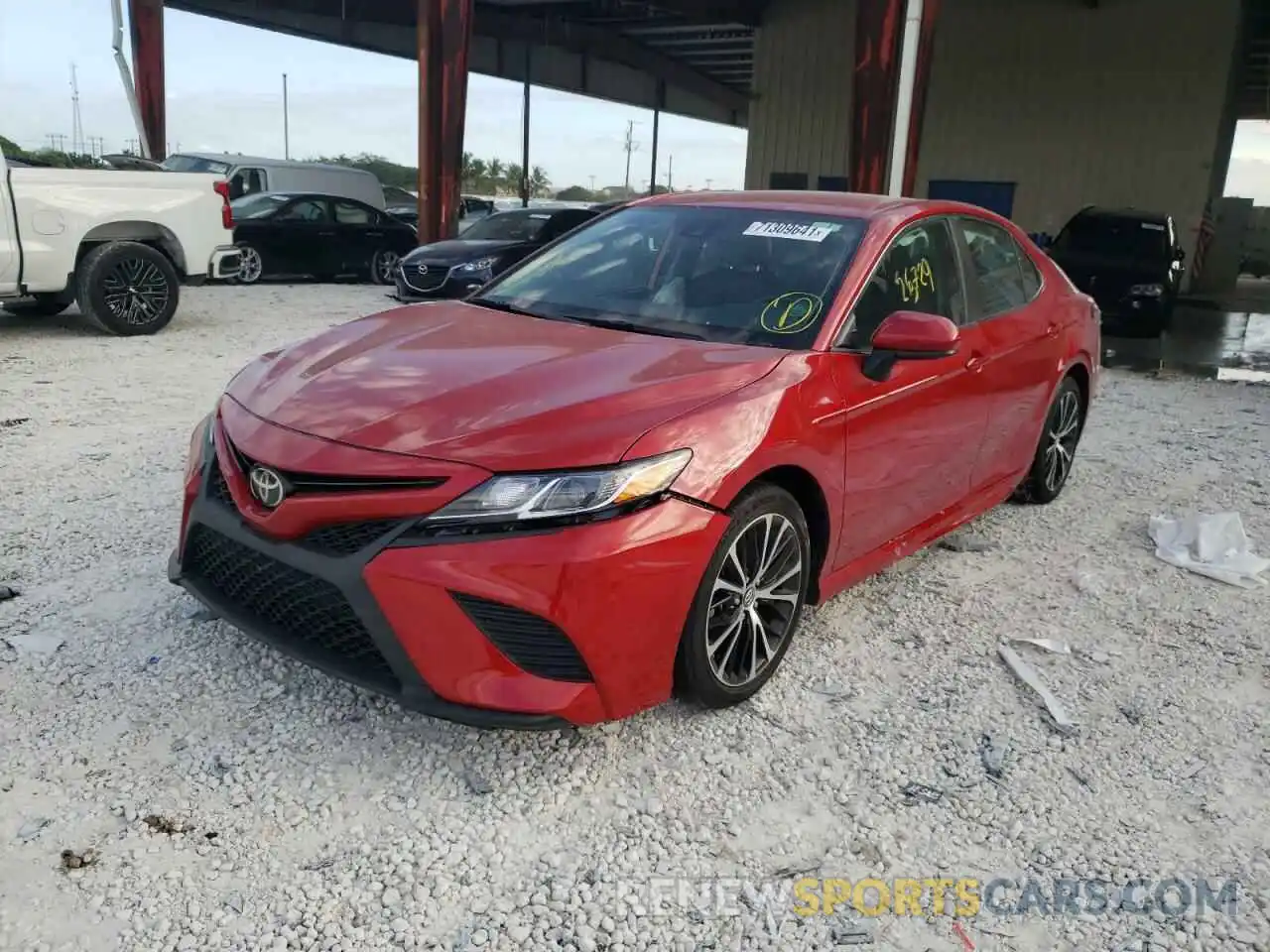 2 Photograph of a damaged car 4T1B11HK9KU208239 TOYOTA CAMRY 2019