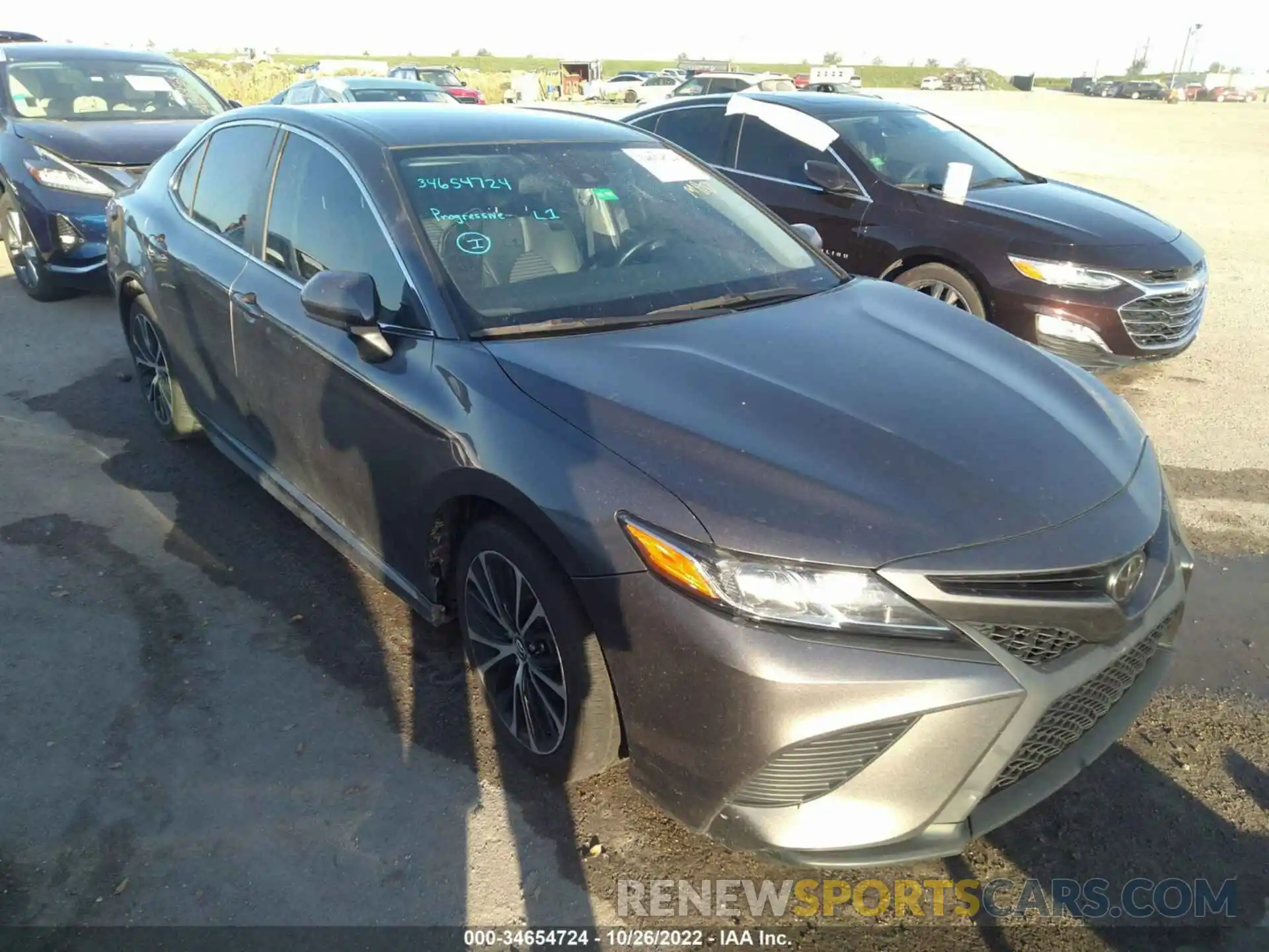 1 Photograph of a damaged car 4T1B11HK9KU214963 TOYOTA CAMRY 2019