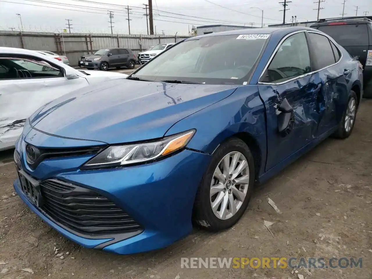 1 Photograph of a damaged car 4T1B11HK9KU217233 TOYOTA CAMRY 2019