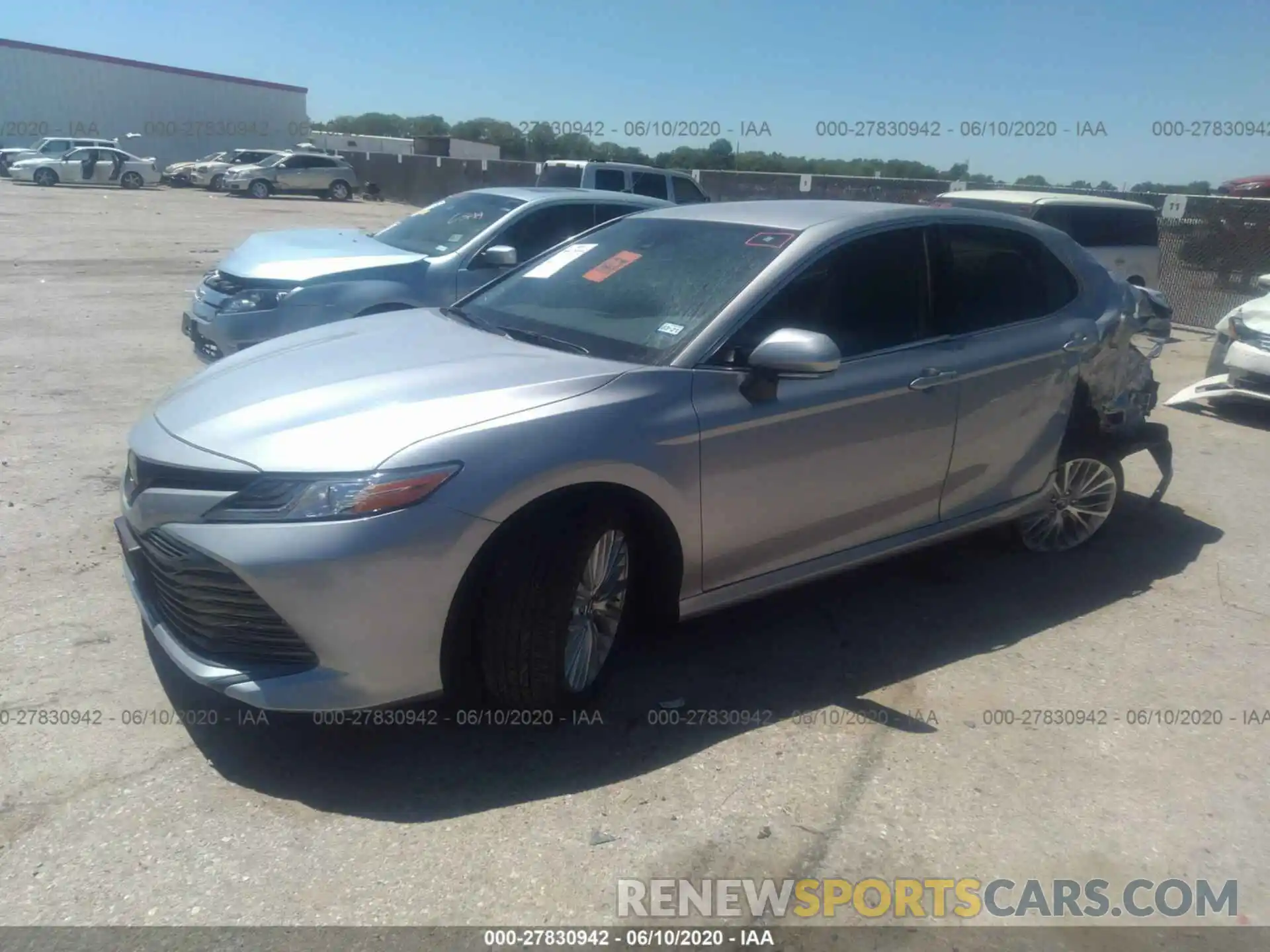 2 Photograph of a damaged car 4T1B11HK9KU218690 TOYOTA CAMRY 2019