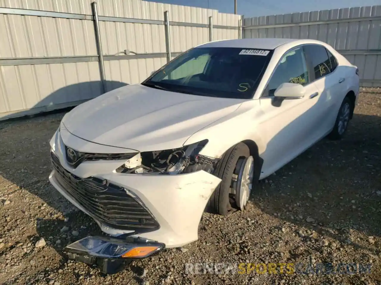 2 Photograph of a damaged car 4T1B11HK9KU223811 TOYOTA CAMRY 2019