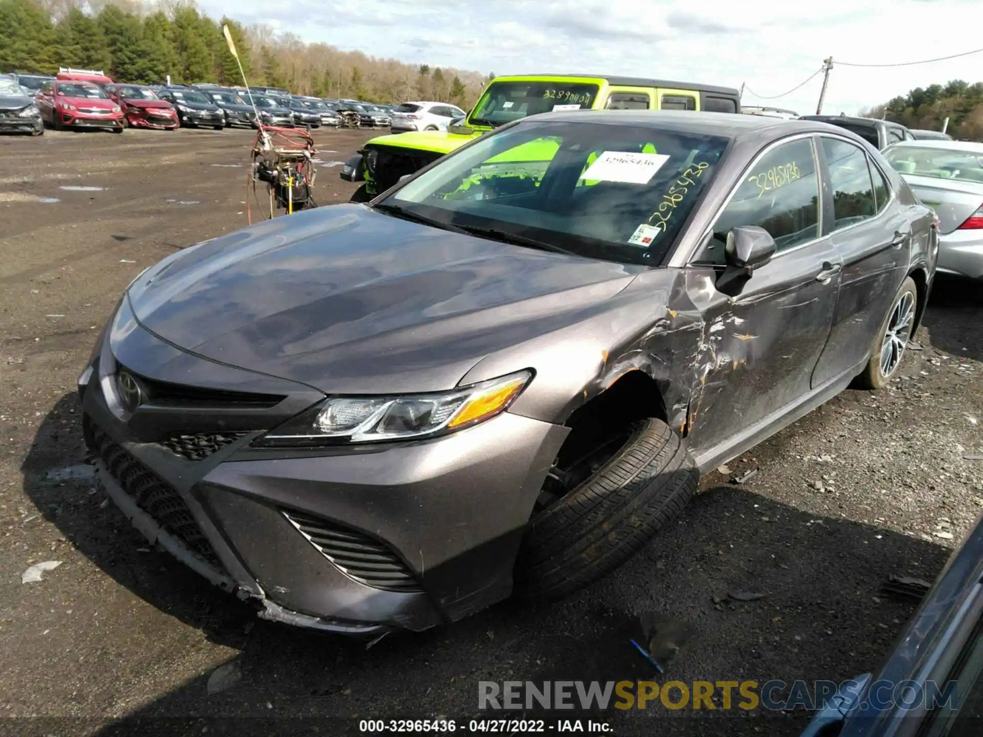 2 Photograph of a damaged car 4T1B11HK9KU226949 TOYOTA CAMRY 2019