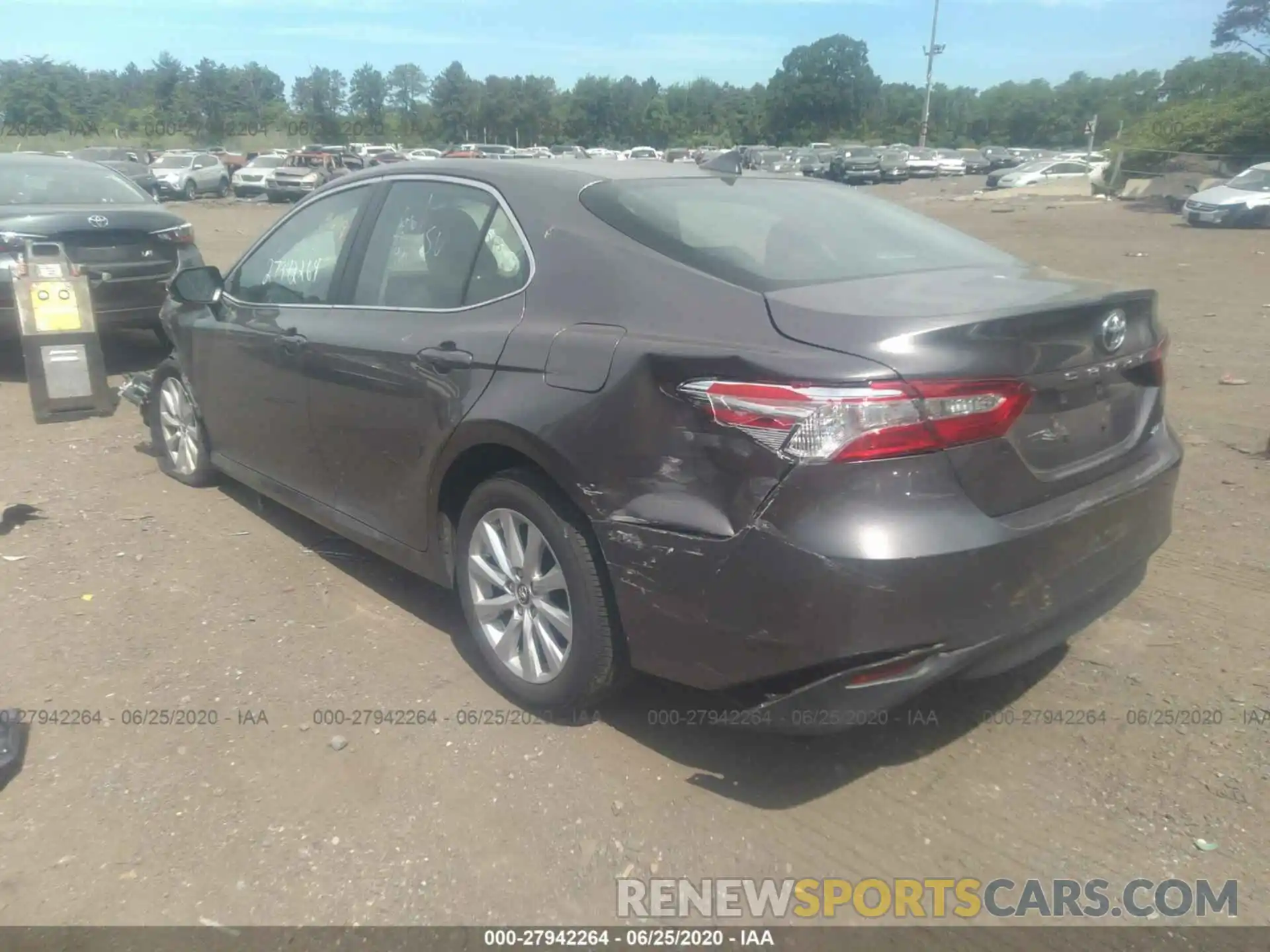 3 Photograph of a damaged car 4T1B11HK9KU227955 TOYOTA CAMRY 2019