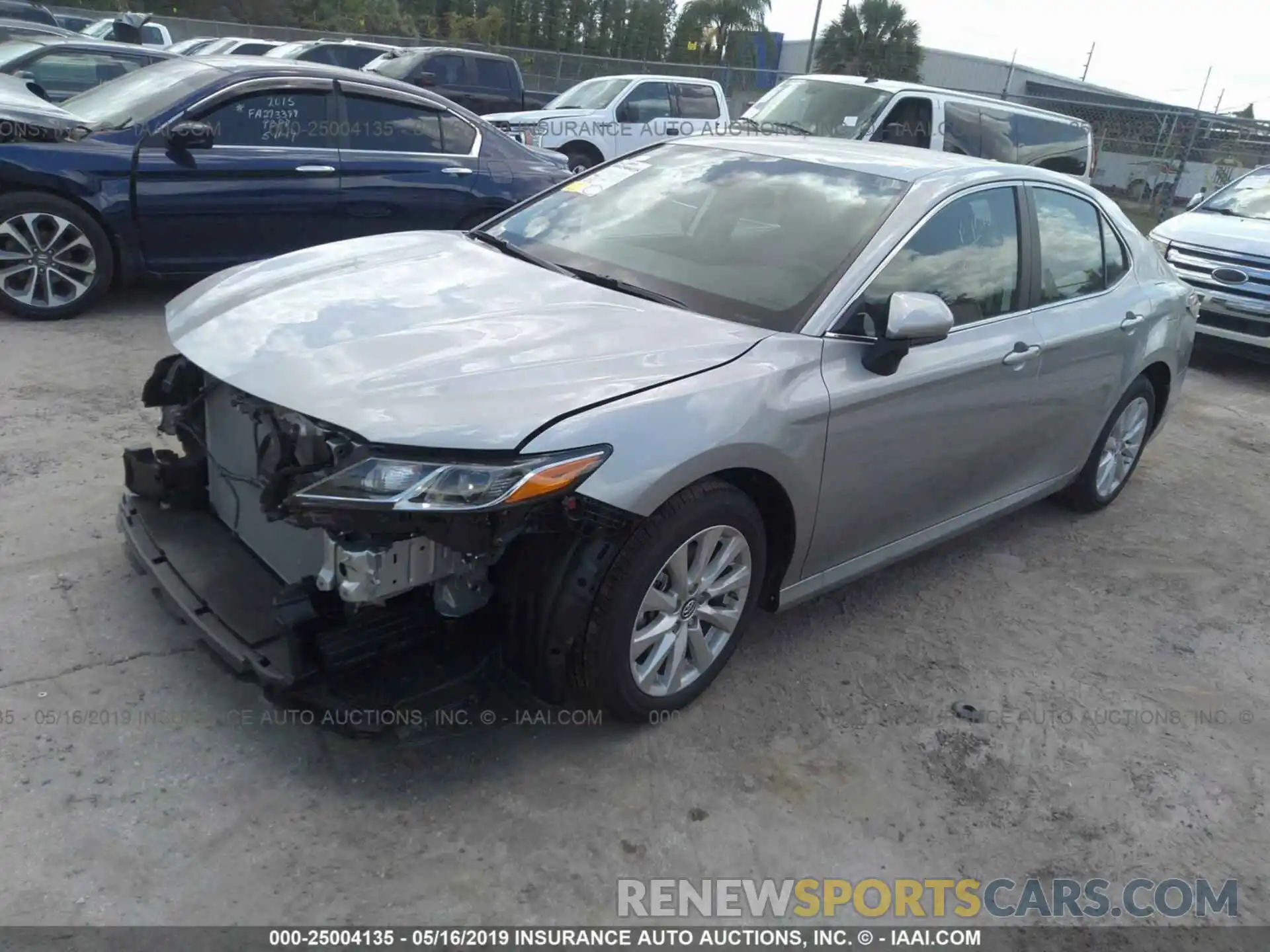 2 Photograph of a damaged car 4T1B11HK9KU232007 TOYOTA CAMRY 2019