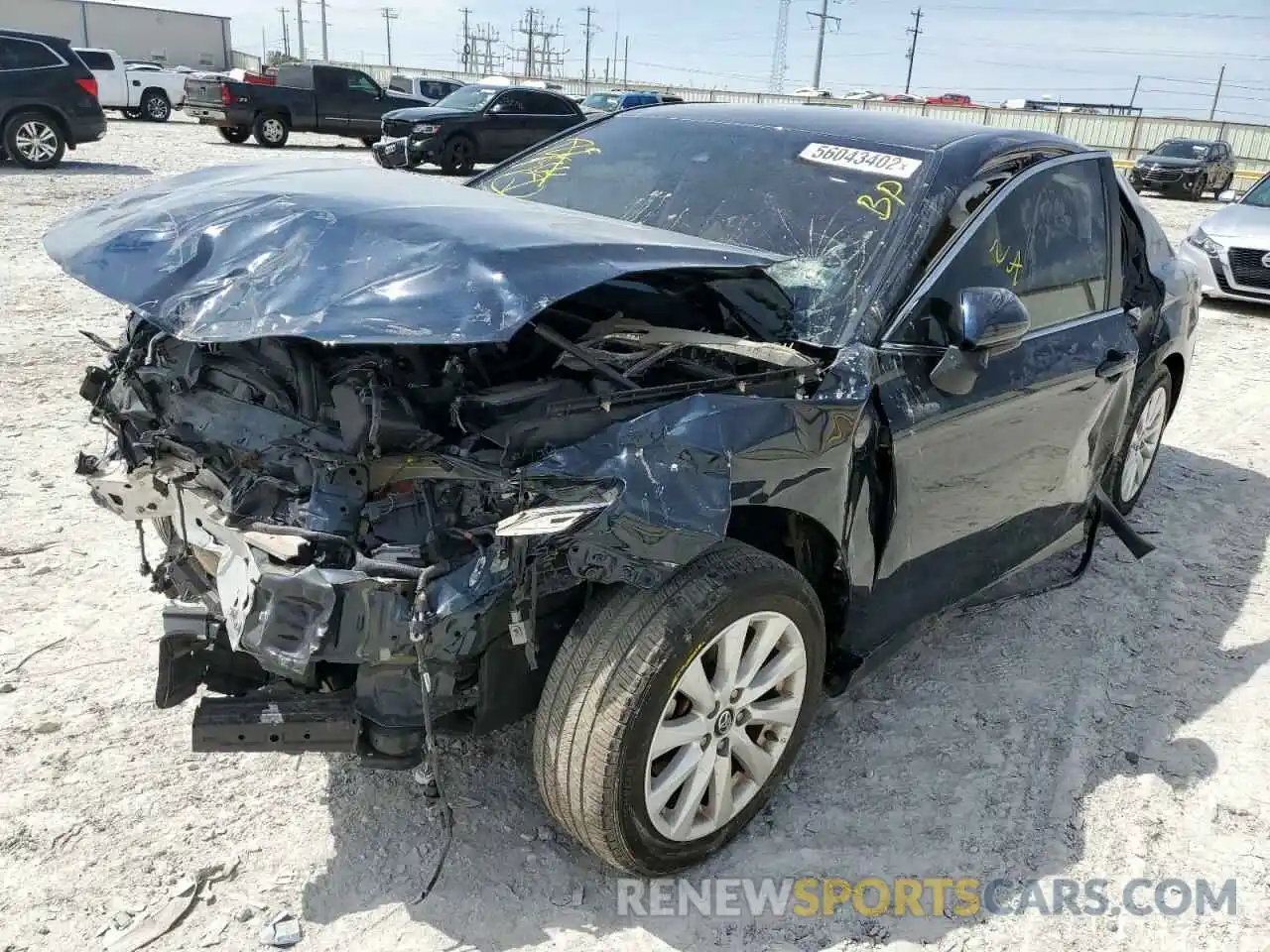 2 Photograph of a damaged car 4T1B11HK9KU234016 TOYOTA CAMRY 2019