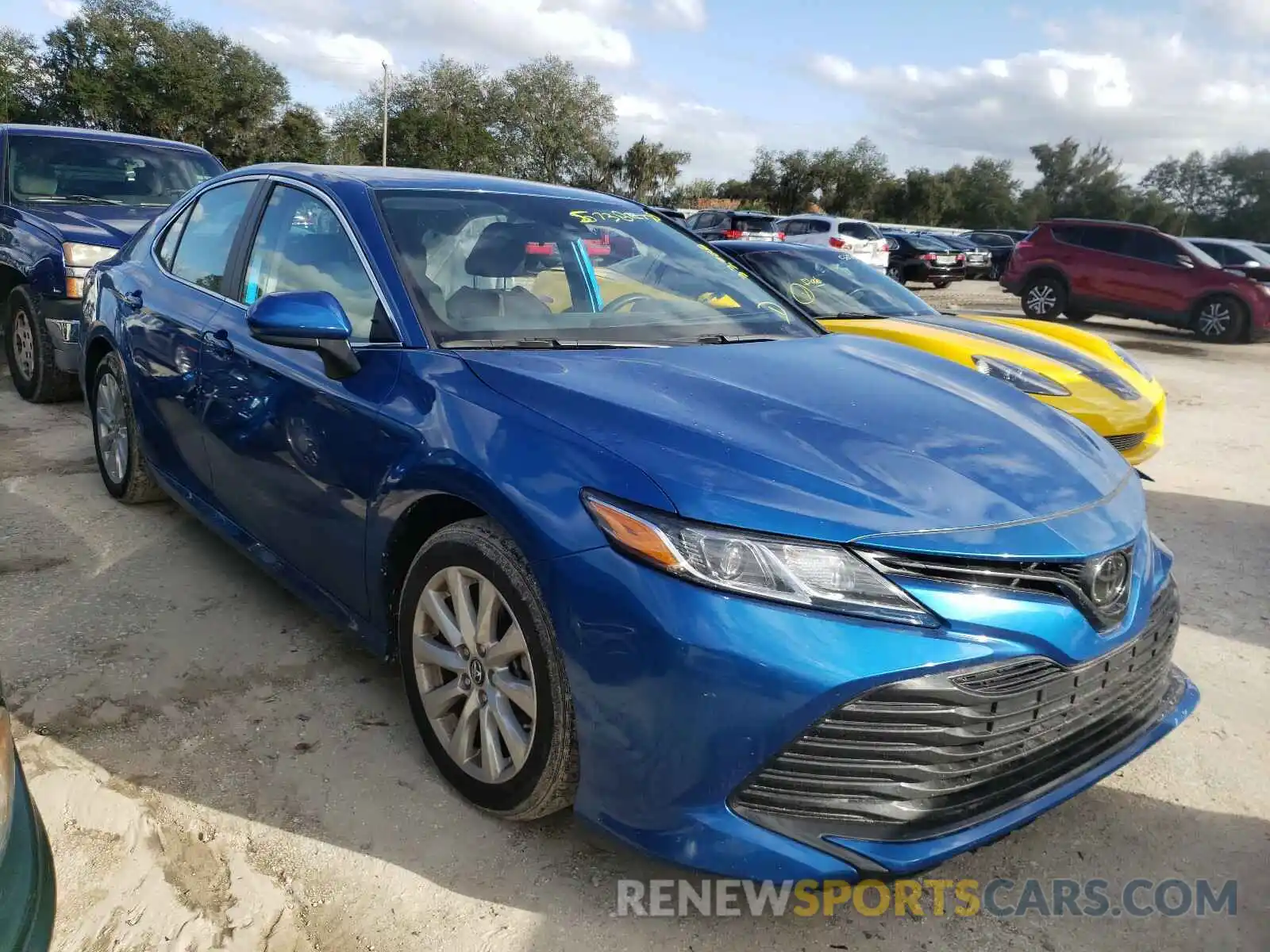 1 Photograph of a damaged car 4T1B11HK9KU235540 TOYOTA CAMRY 2019