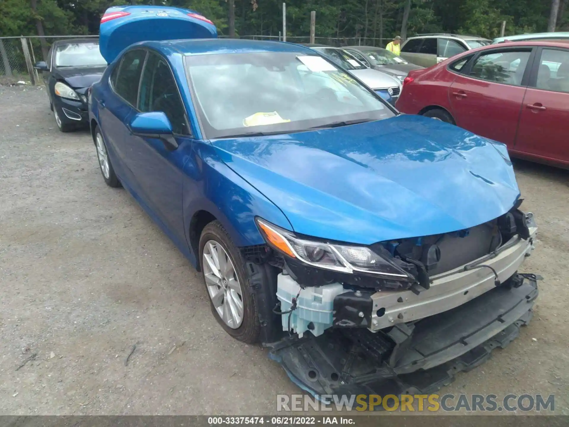 1 Photograph of a damaged car 4T1B11HK9KU235957 TOYOTA CAMRY 2019