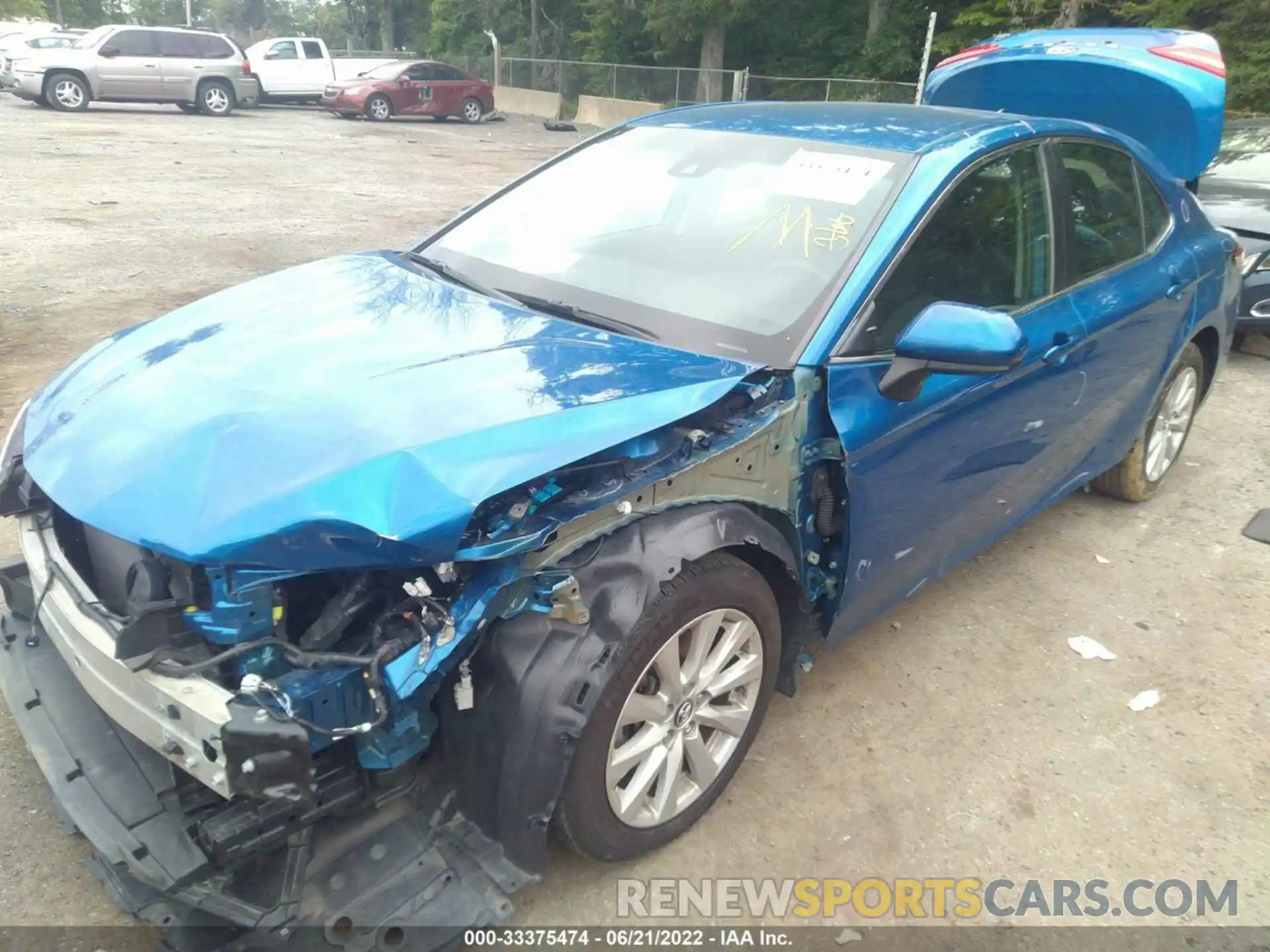 2 Photograph of a damaged car 4T1B11HK9KU235957 TOYOTA CAMRY 2019