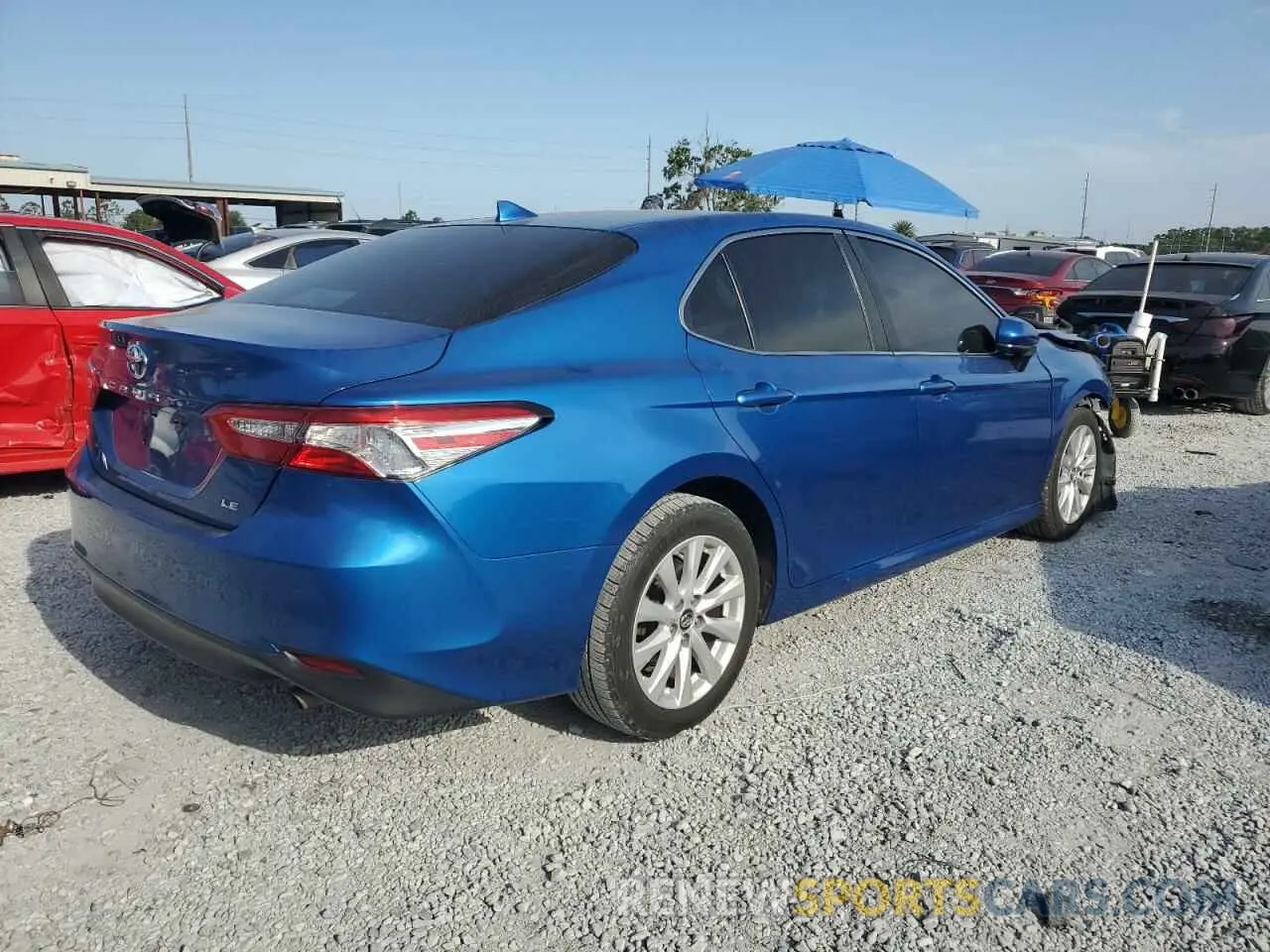 3 Photograph of a damaged car 4T1B11HK9KU237496 TOYOTA CAMRY 2019