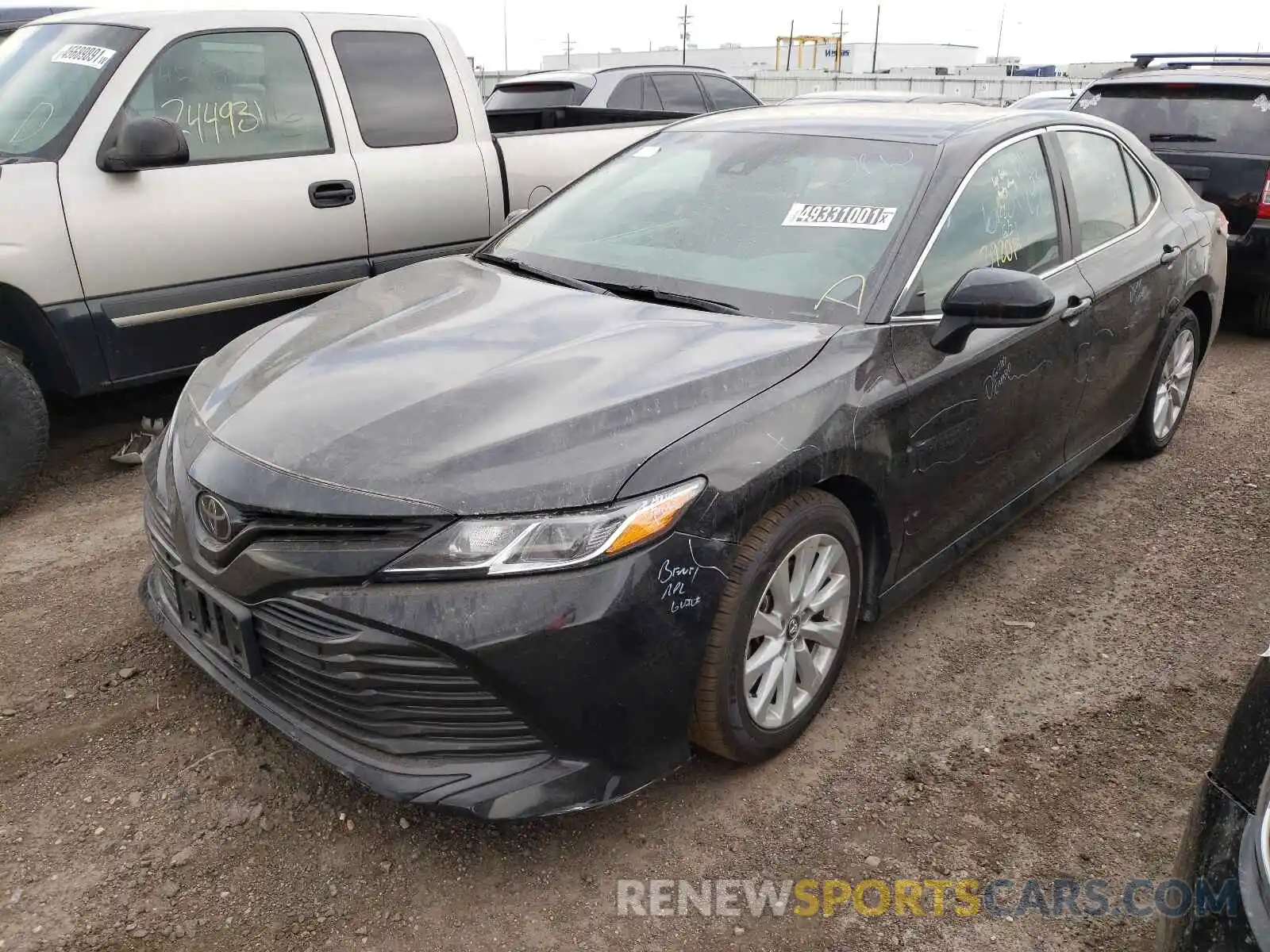 2 Photograph of a damaged car 4T1B11HK9KU240785 TOYOTA CAMRY 2019