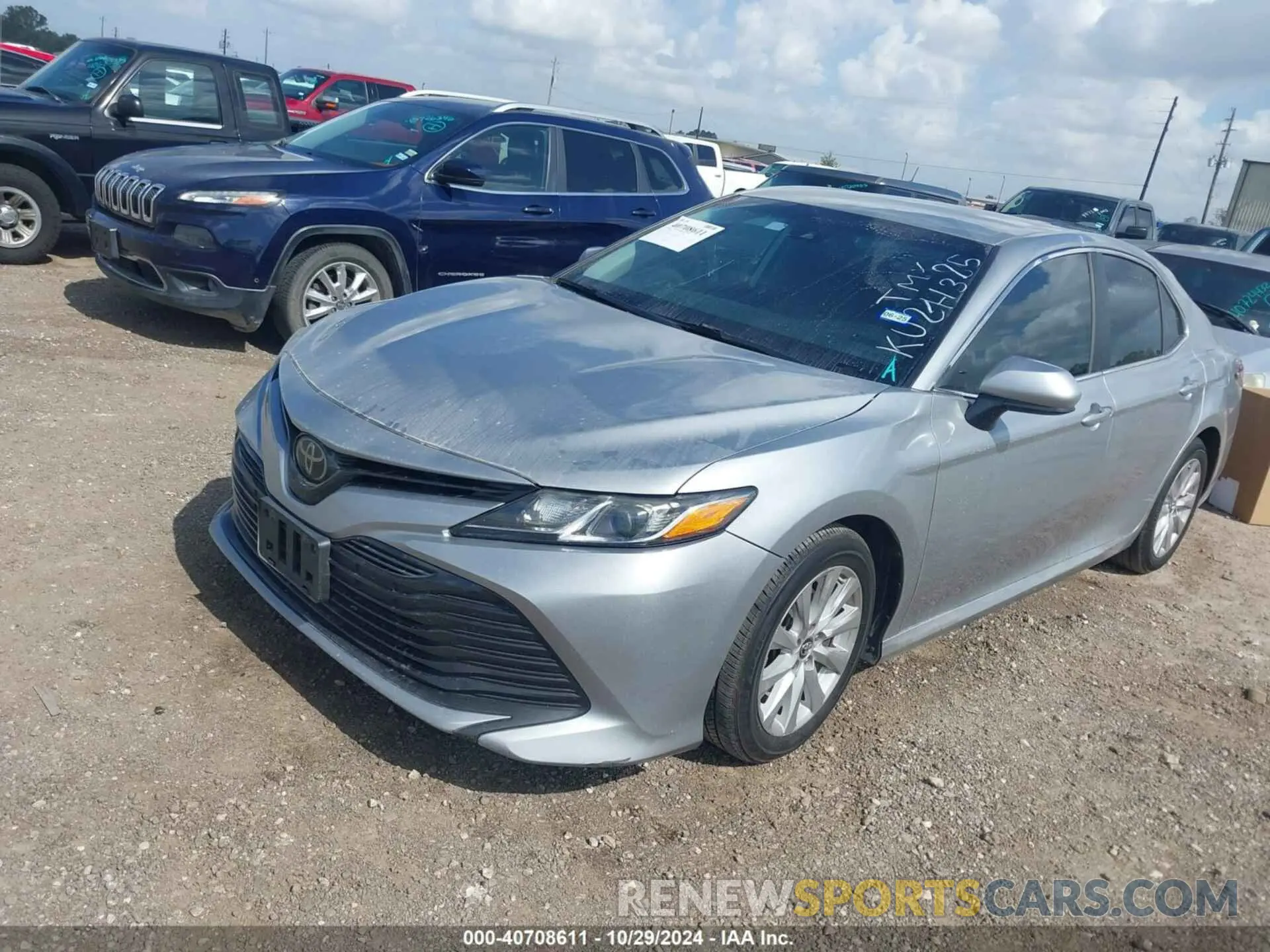 2 Photograph of a damaged car 4T1B11HK9KU241385 TOYOTA CAMRY 2019