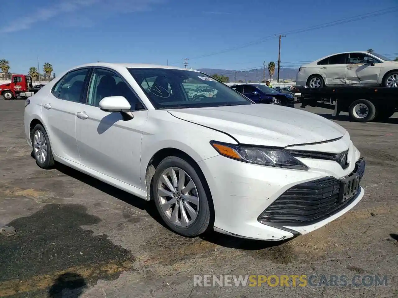 1 Photograph of a damaged car 4T1B11HK9KU241726 TOYOTA CAMRY 2019