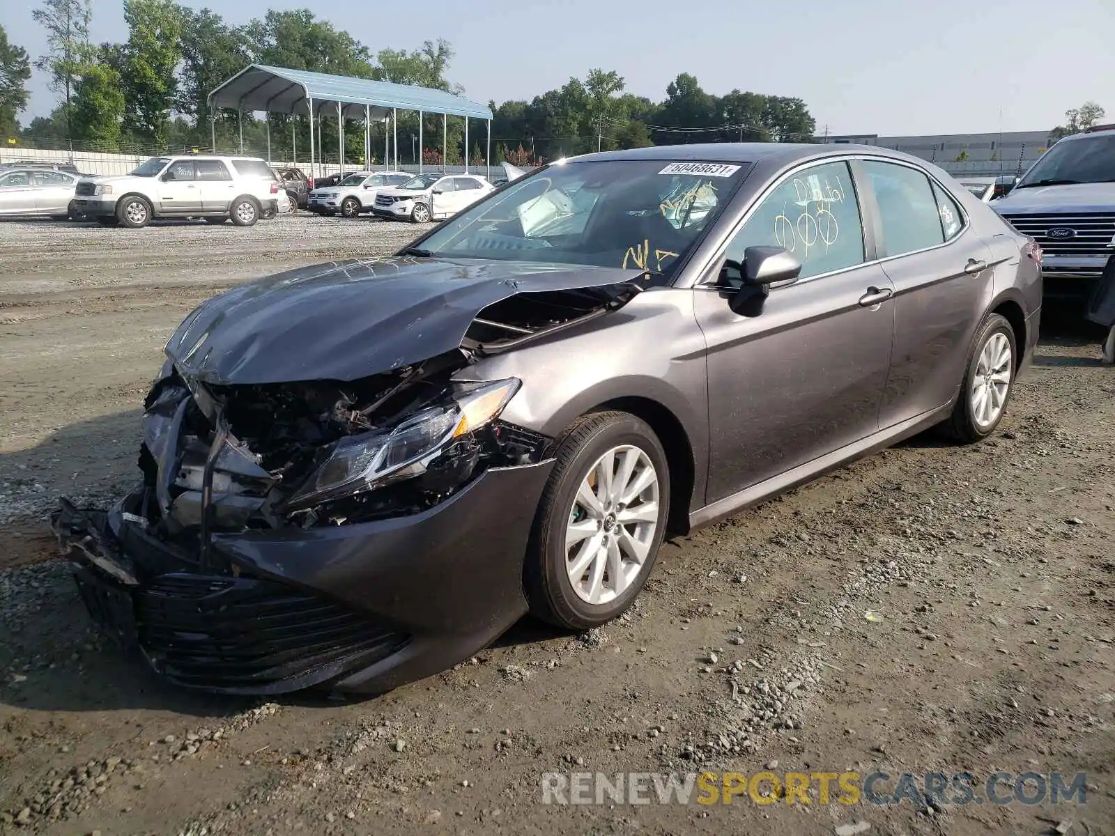 2 Photograph of a damaged car 4T1B11HK9KU243928 TOYOTA CAMRY 2019