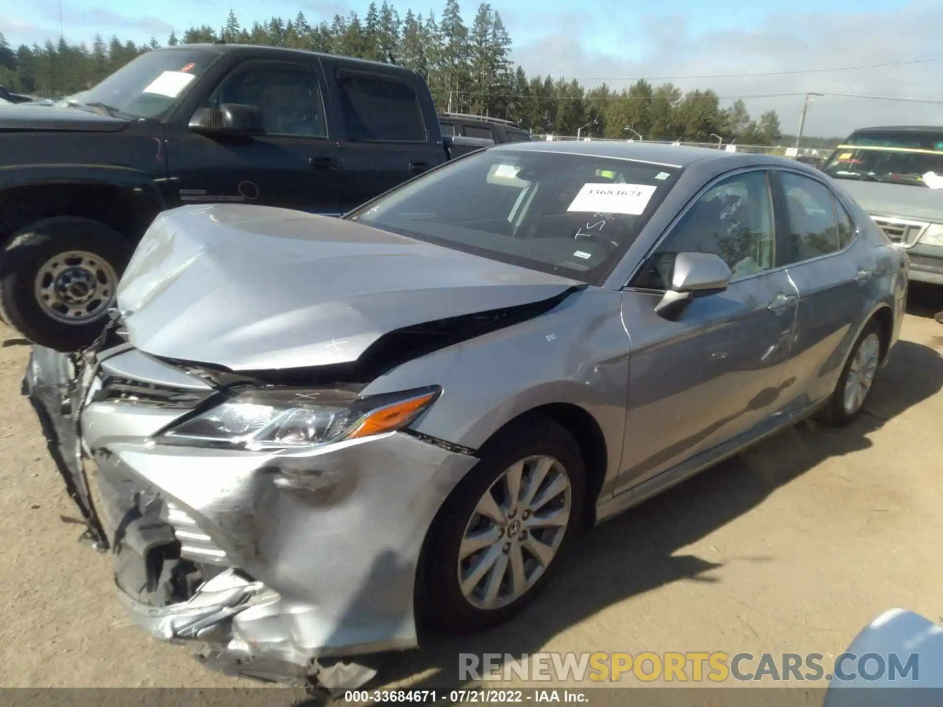 2 Photograph of a damaged car 4T1B11HK9KU248479 TOYOTA CAMRY 2019