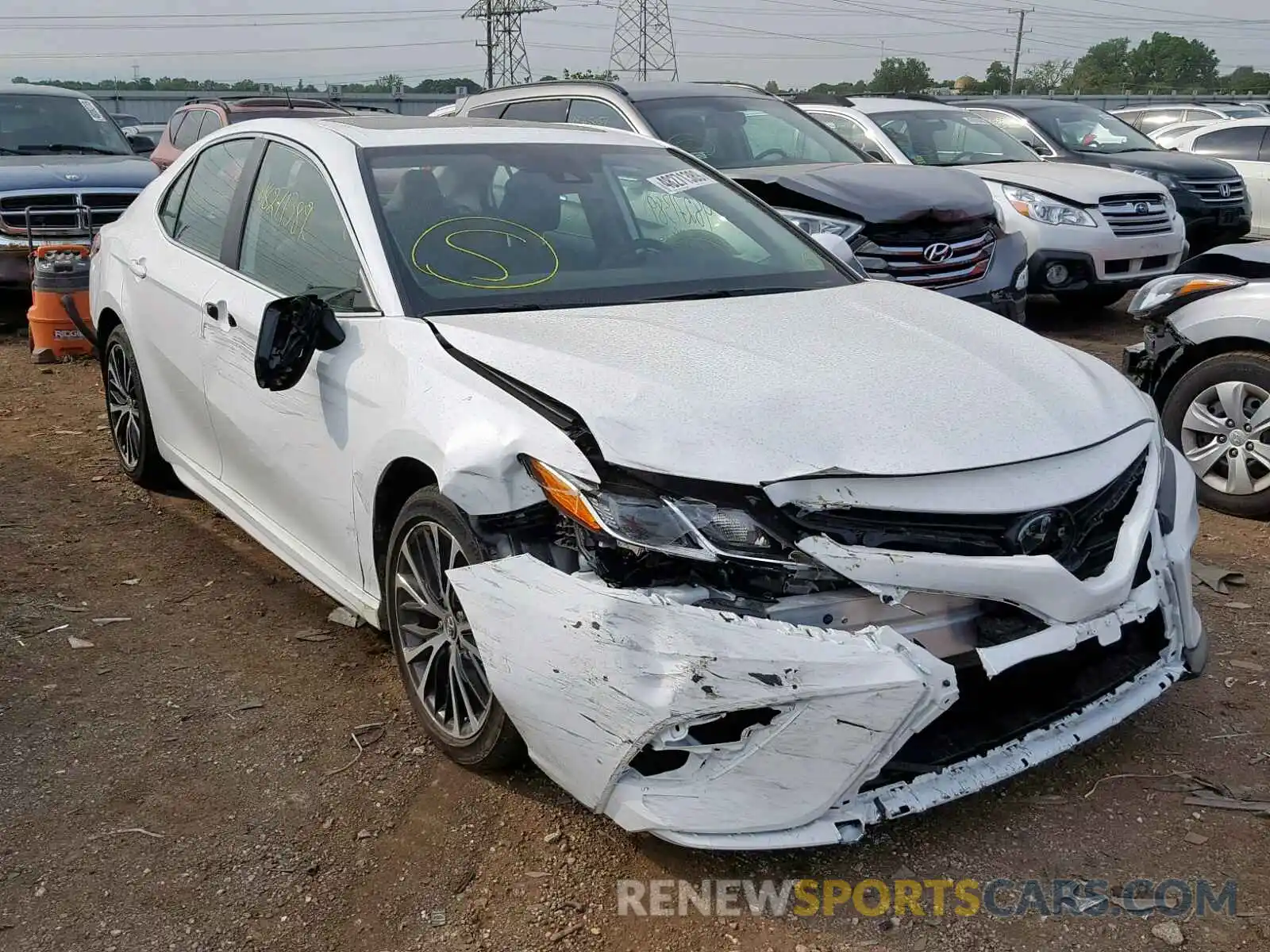 1 Photograph of a damaged car 4T1B11HK9KU250295 TOYOTA CAMRY 2019