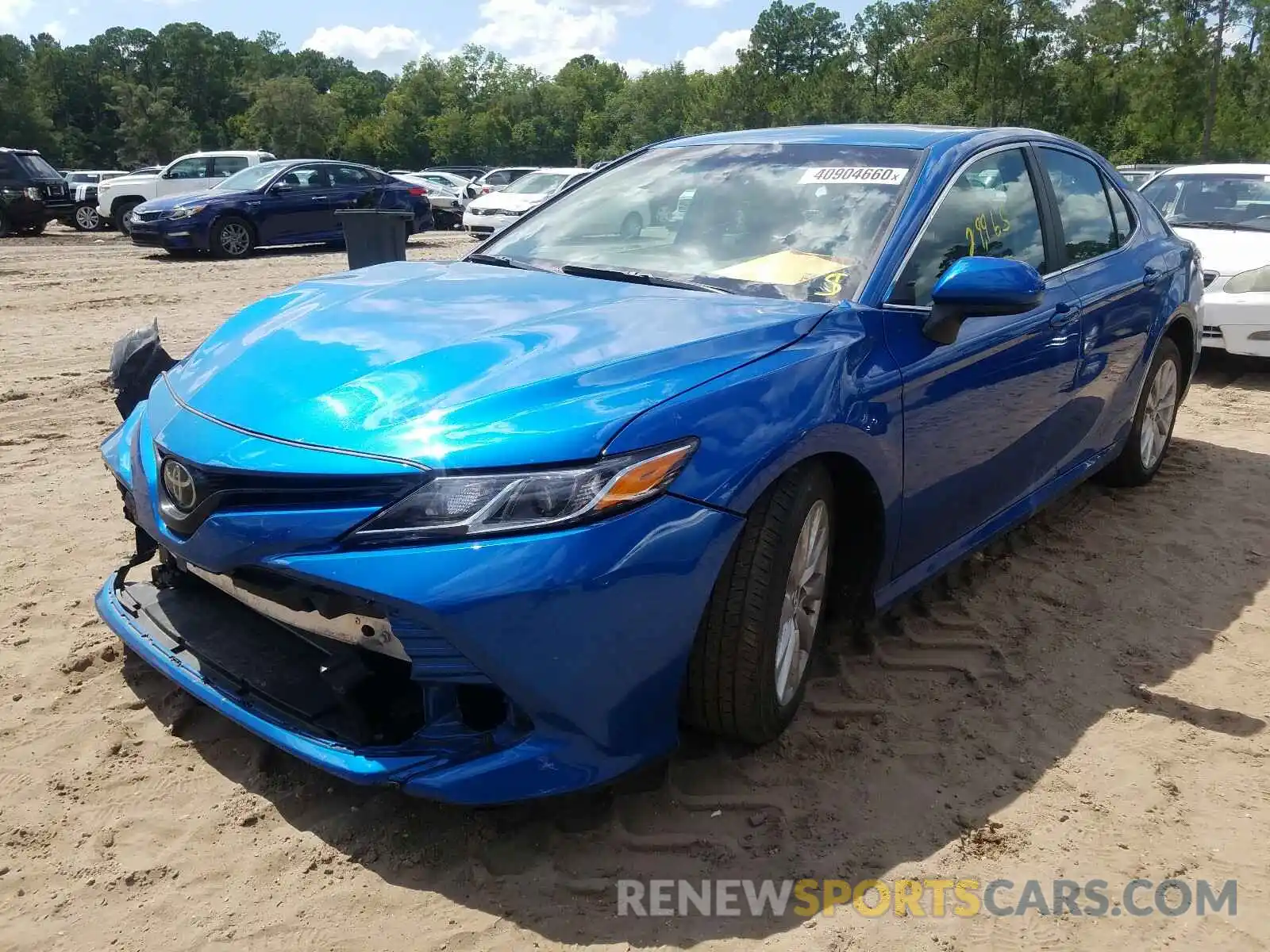 2 Photograph of a damaged car 4T1B11HK9KU253276 TOYOTA CAMRY 2019