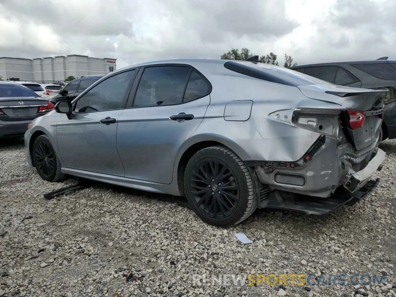 2 Photograph of a damaged car 4T1B11HK9KU254749 TOYOTA CAMRY 2019