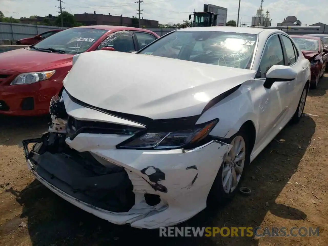 2 Photograph of a damaged car 4T1B11HK9KU256405 TOYOTA CAMRY 2019