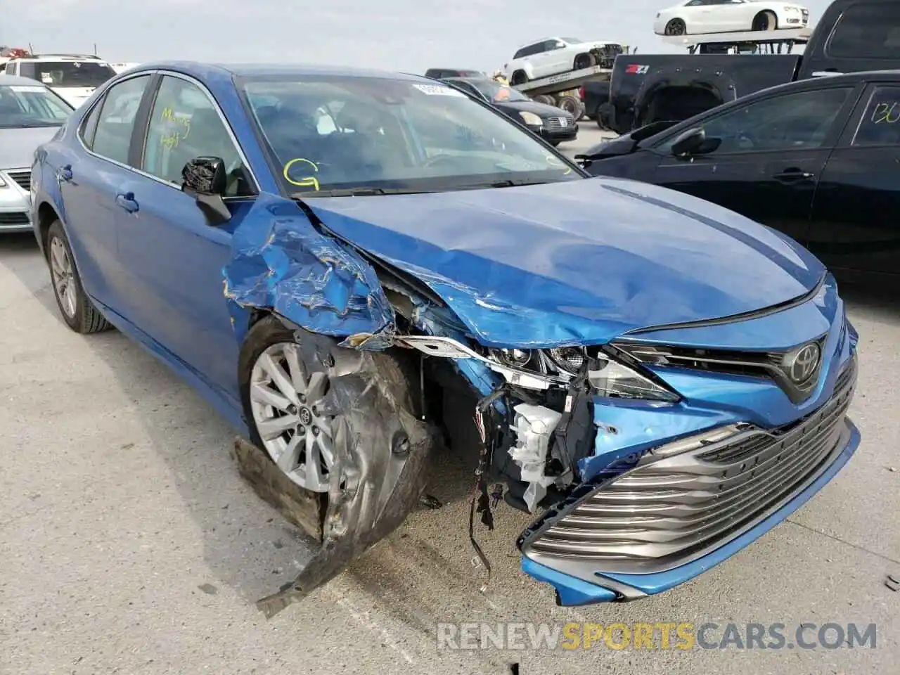 1 Photograph of a damaged car 4T1B11HK9KU259885 TOYOTA CAMRY 2019