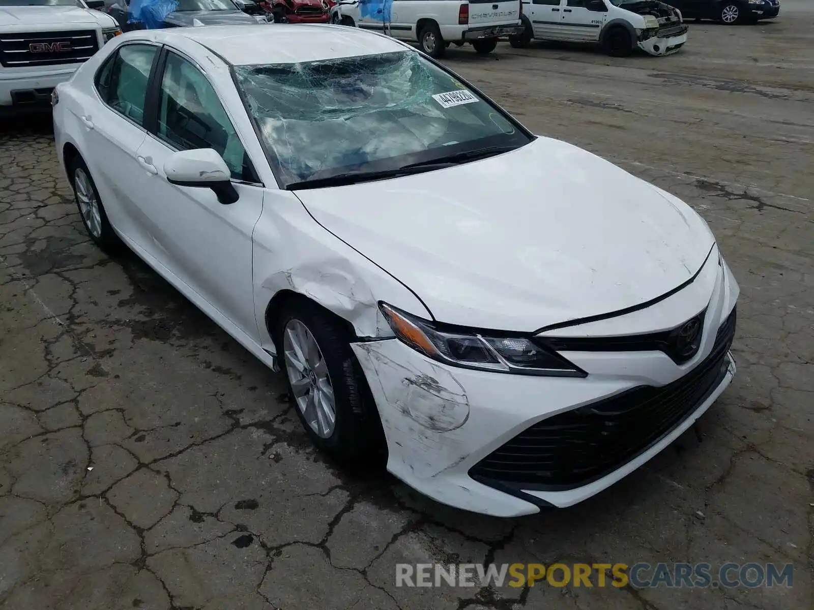 1 Photograph of a damaged car 4T1B11HK9KU265704 TOYOTA CAMRY 2019