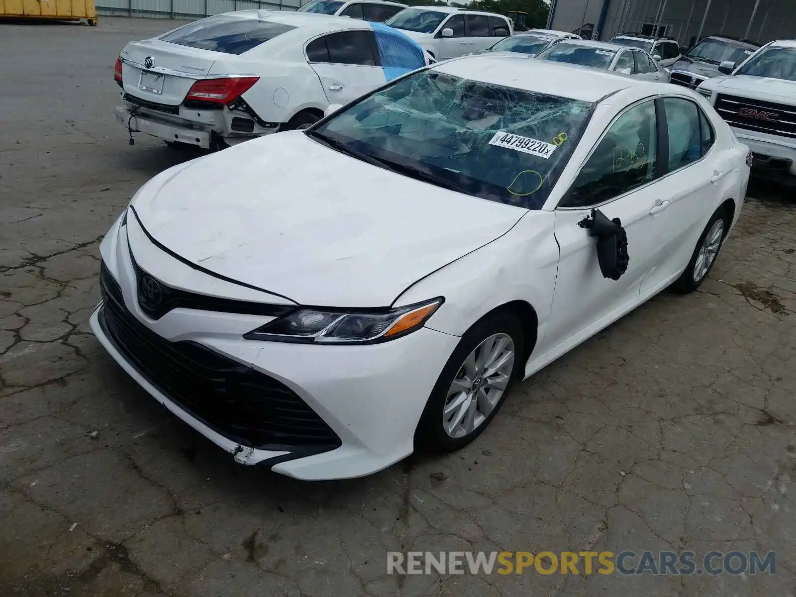 2 Photograph of a damaged car 4T1B11HK9KU265704 TOYOTA CAMRY 2019