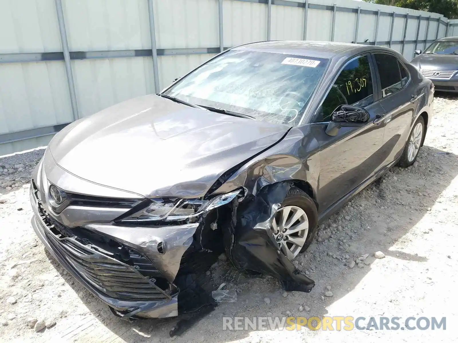 2 Photograph of a damaged car 4T1B11HK9KU265895 TOYOTA CAMRY 2019